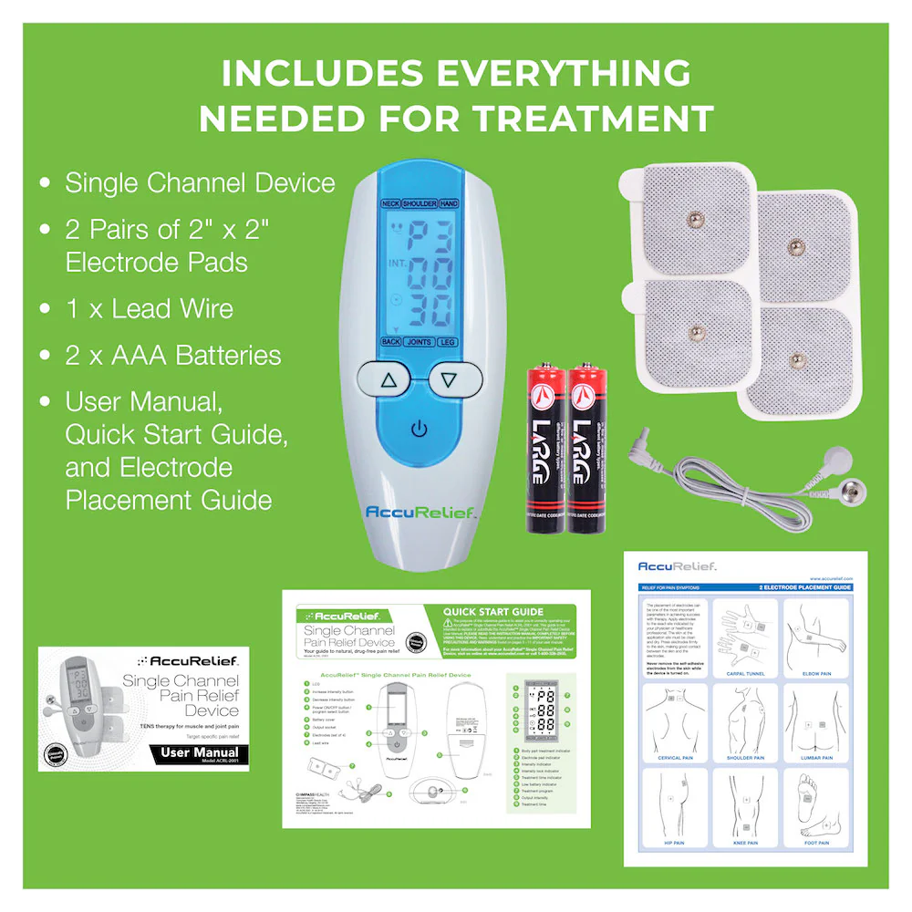 AccuRelief™ Single Channel TENS Unit - Image 6