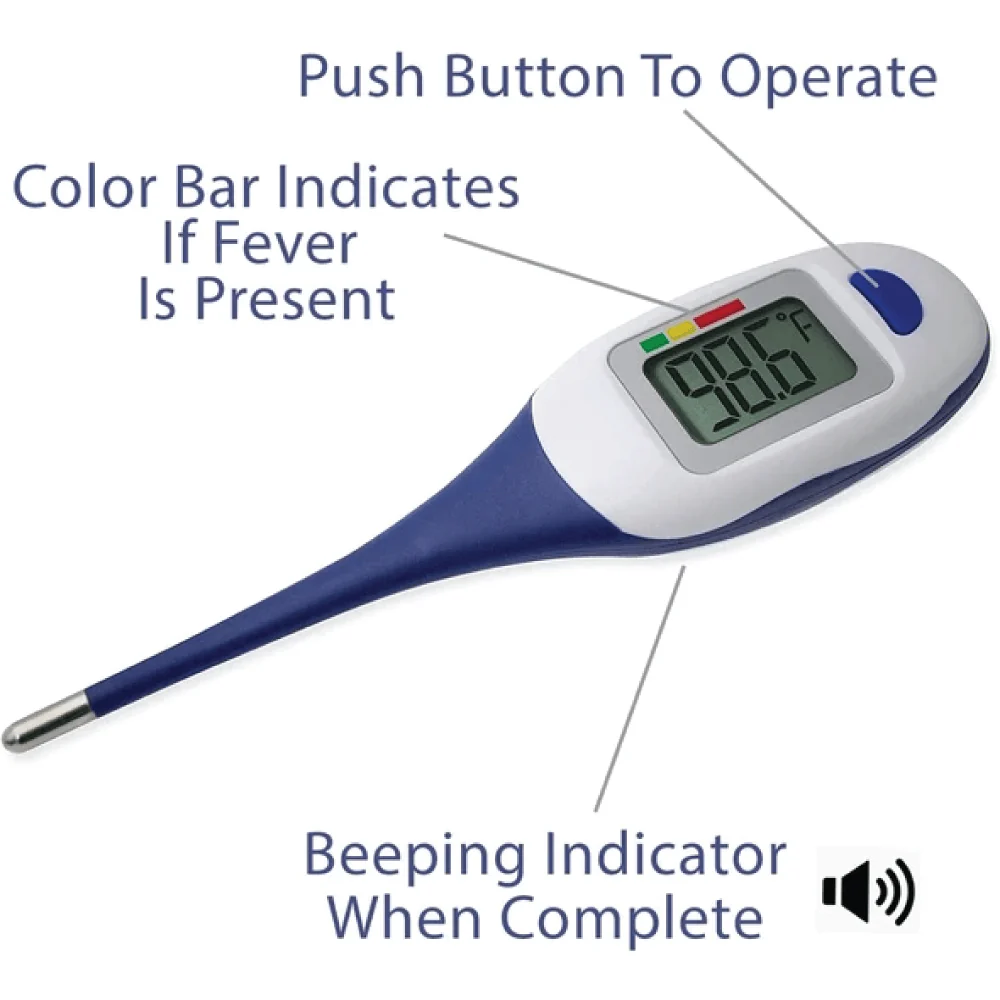 Apex Large Face LCD Fast Read Digital Thermometer - Image 2