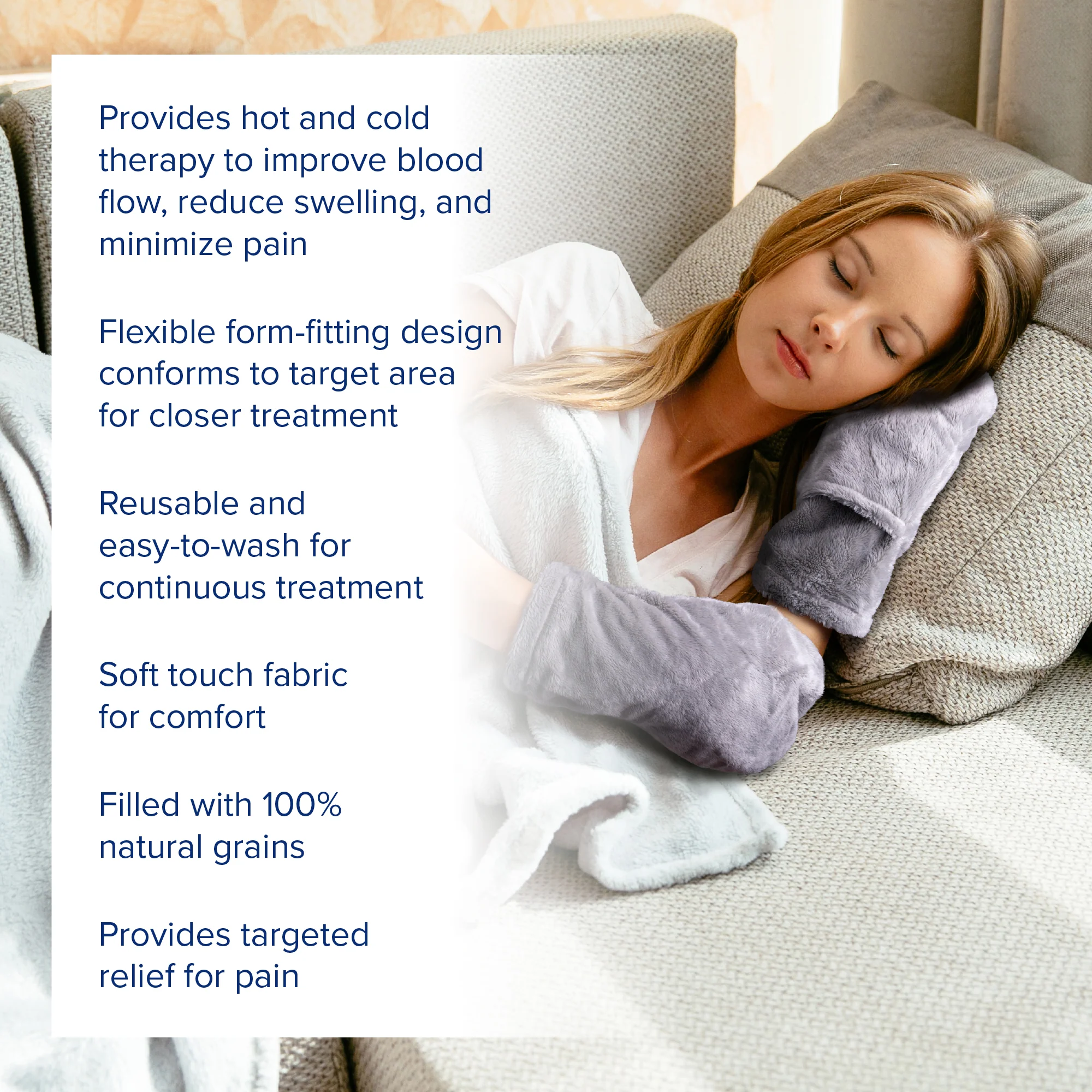 Bed Buddy Moist Heat Therapy Mittens - Image 2