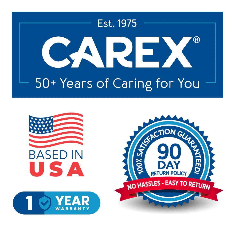 Carex Replacement Cane Tips (1", 3/4", 5/8", 7/8") - 2-Pack - Image 3