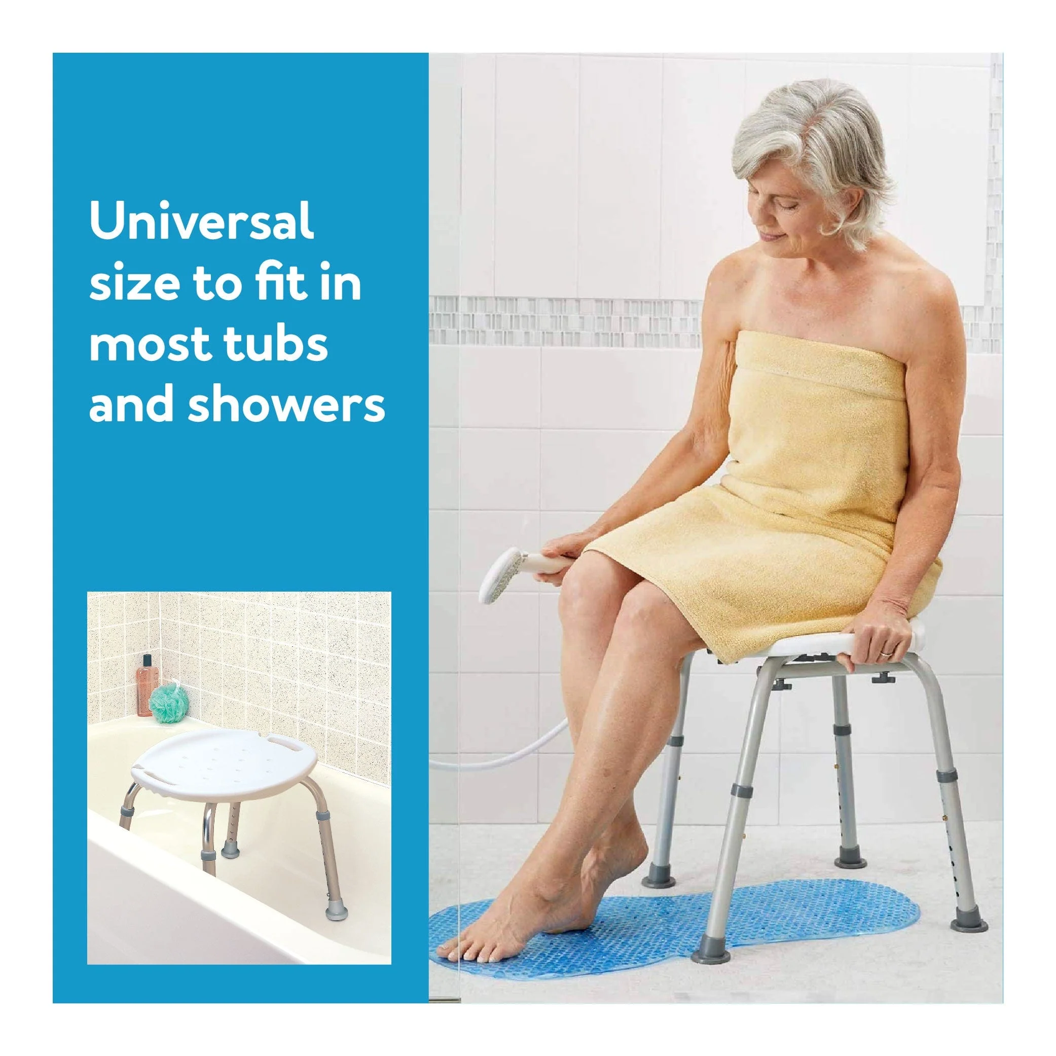 Carex Classics Bath & Shower Seat - Image 9