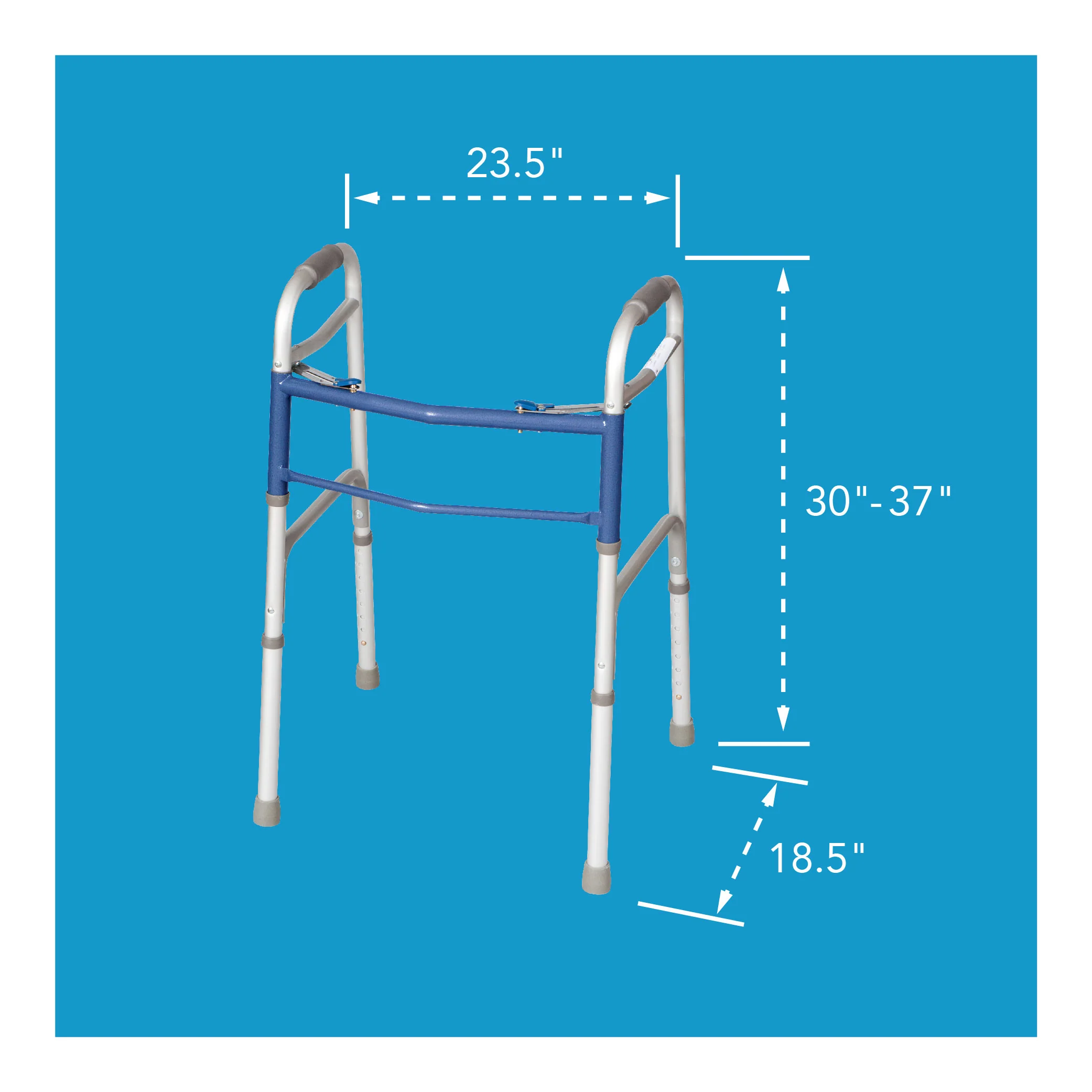 Carex Classics Dual-Button Walker - Image 7