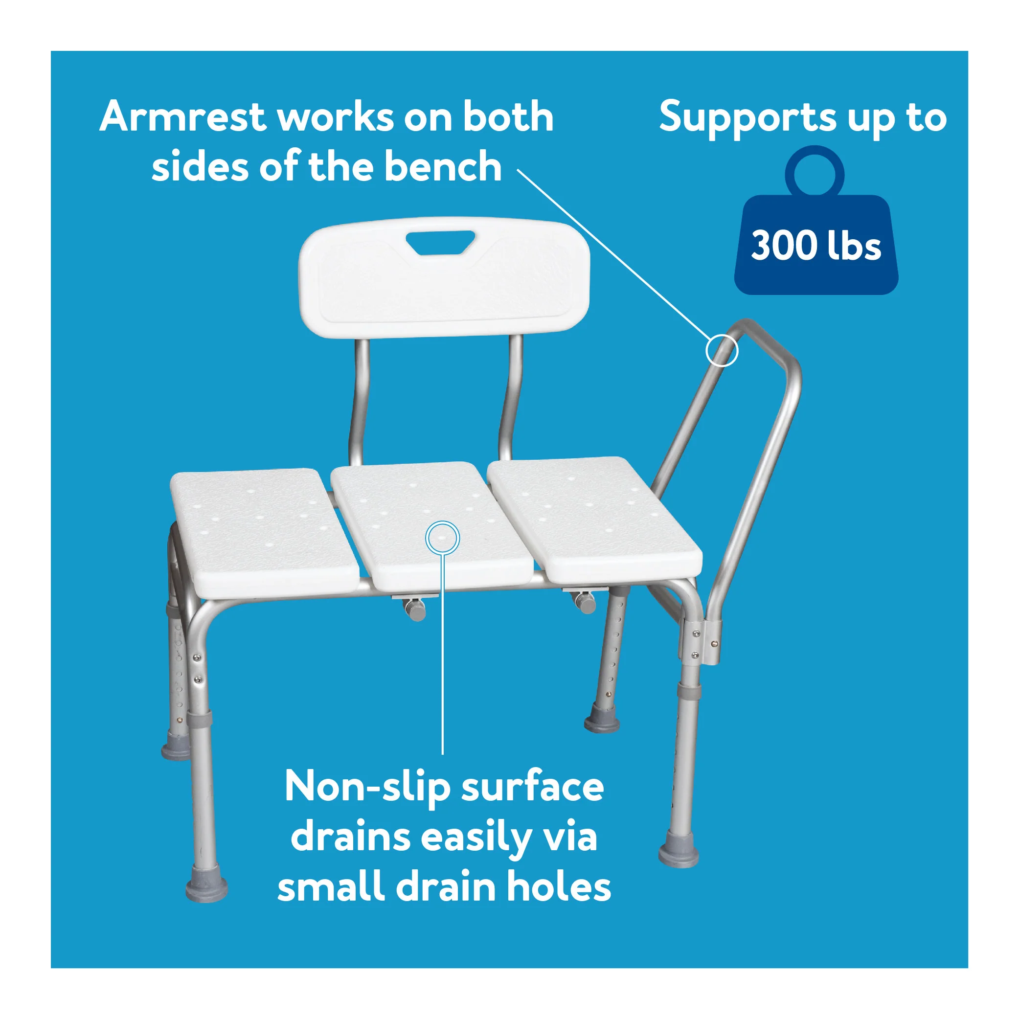 Carex Classics Transfer Bench - Image 5