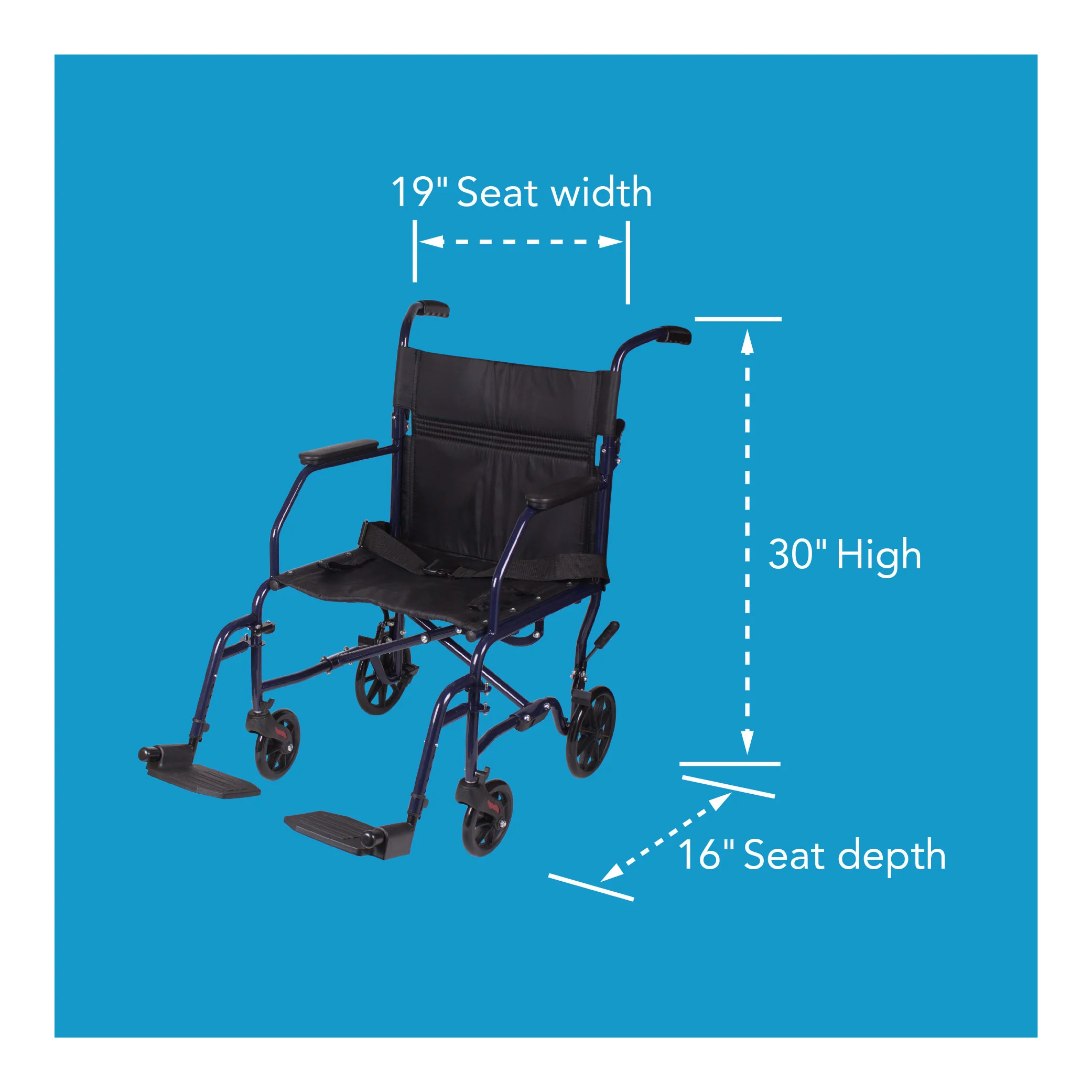 Carex Classics Transport Chair - Image 11