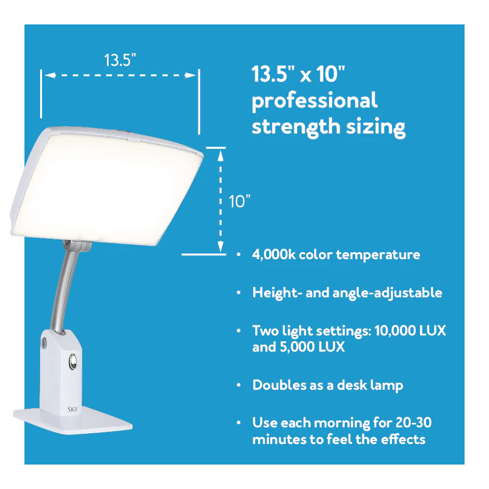 Carex Day-Light Sky Light Therapy Lamp - Image 9