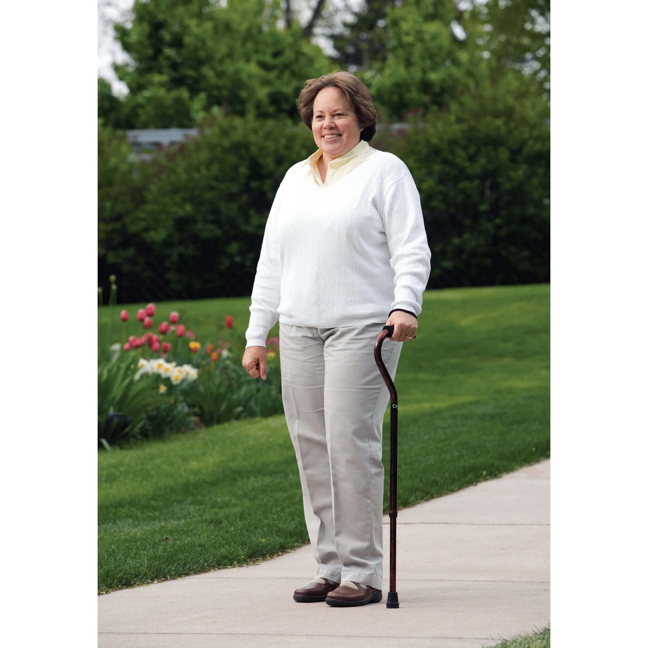 Carex Designer Offset Walking Cane - Image 8