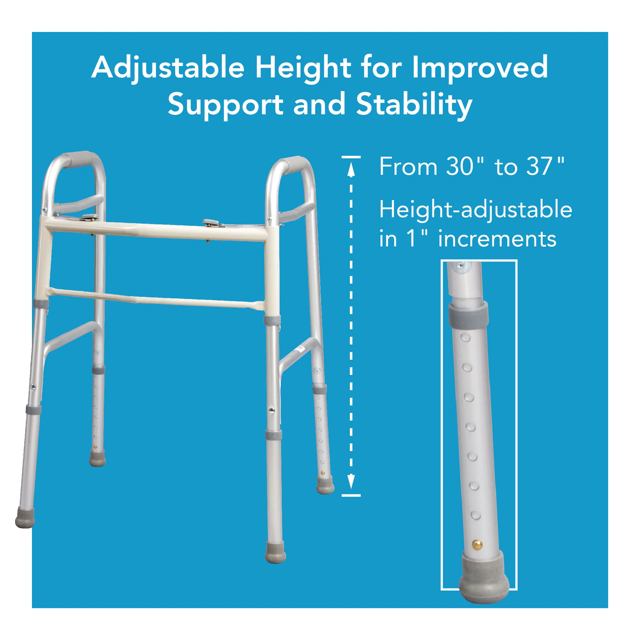 Carex Dual-Button Walker - Image 4