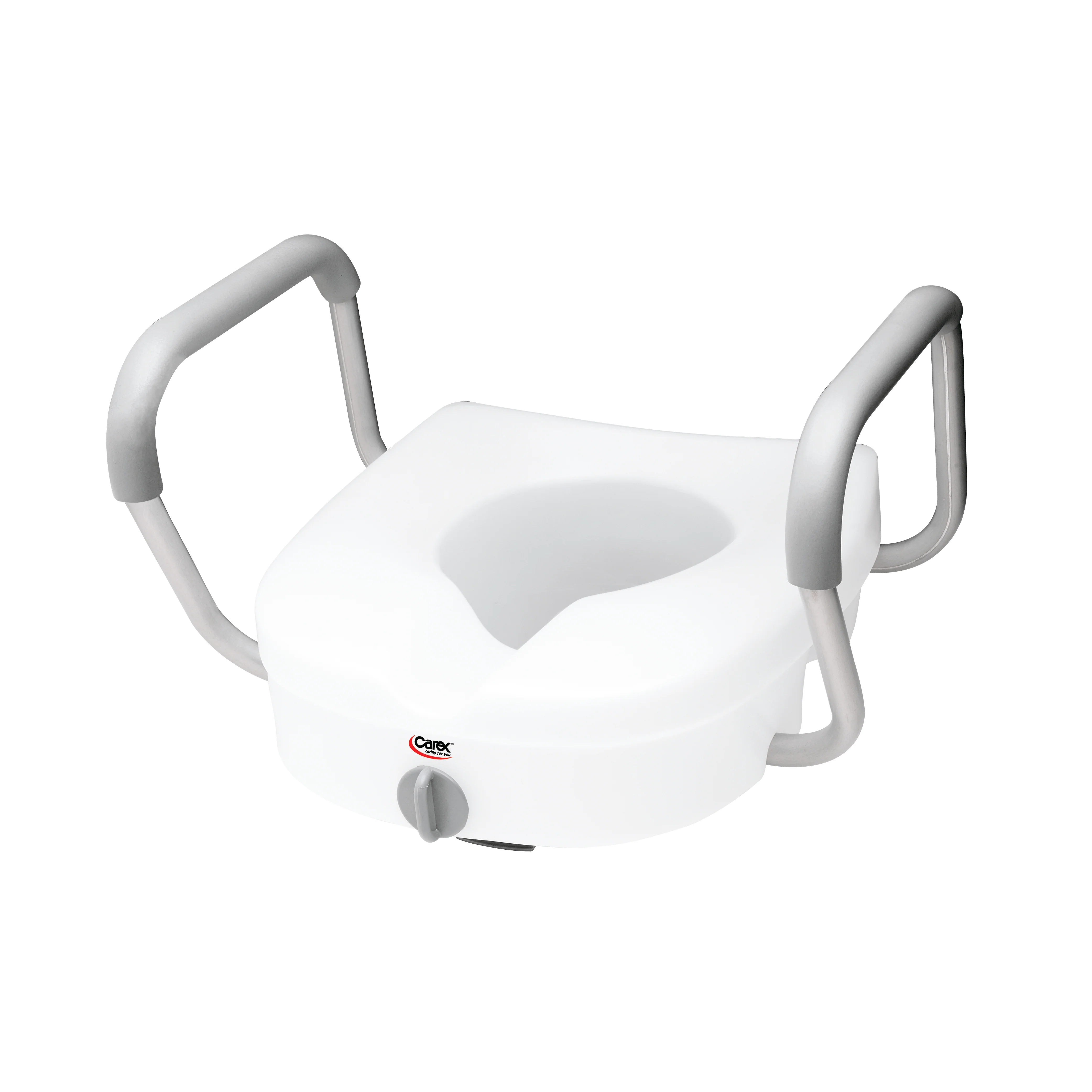 Carex E-Z Lock&trade; Locking Raised Toilet Seat with Armrests - Image 7