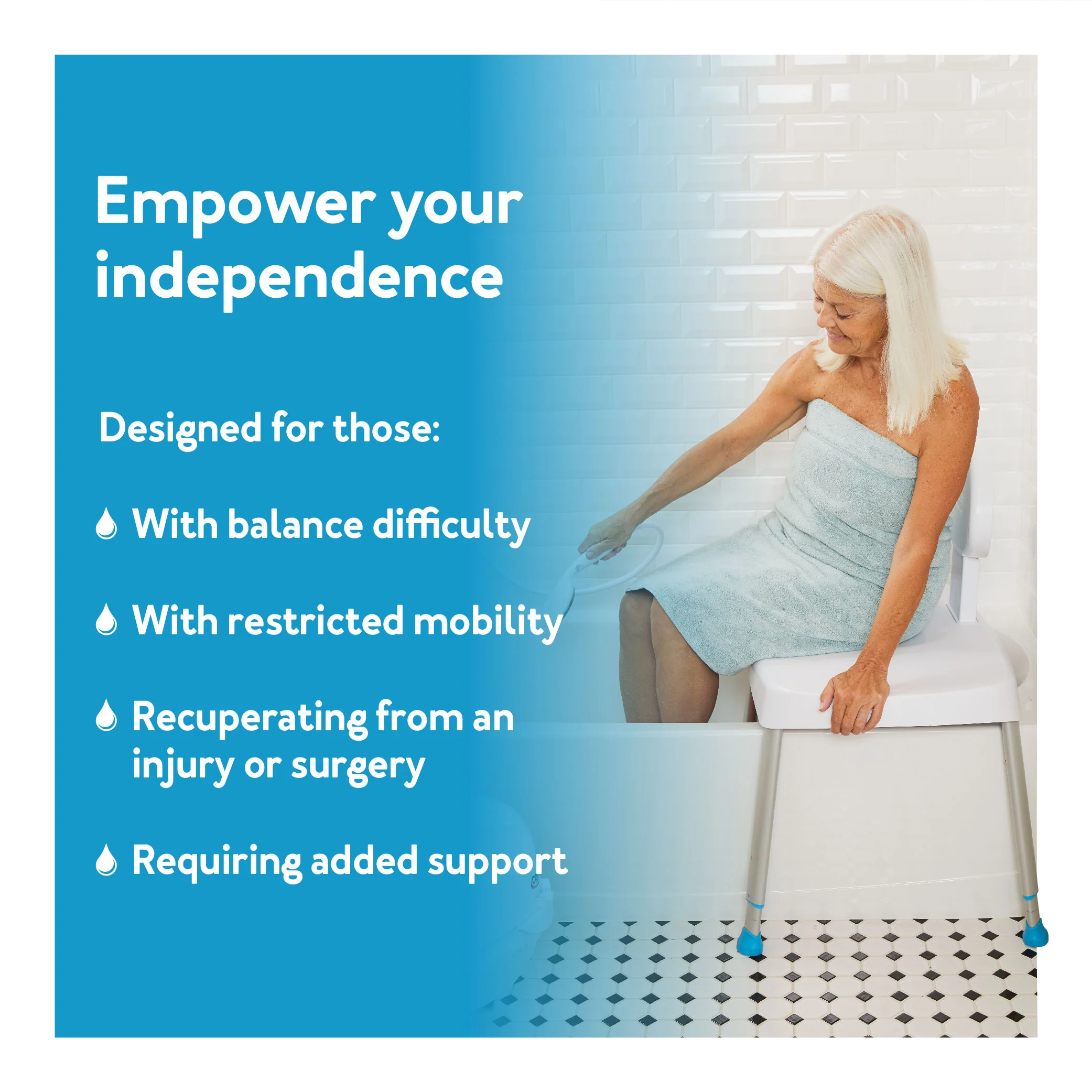 Carex Easy Transfer Bench - Image 10