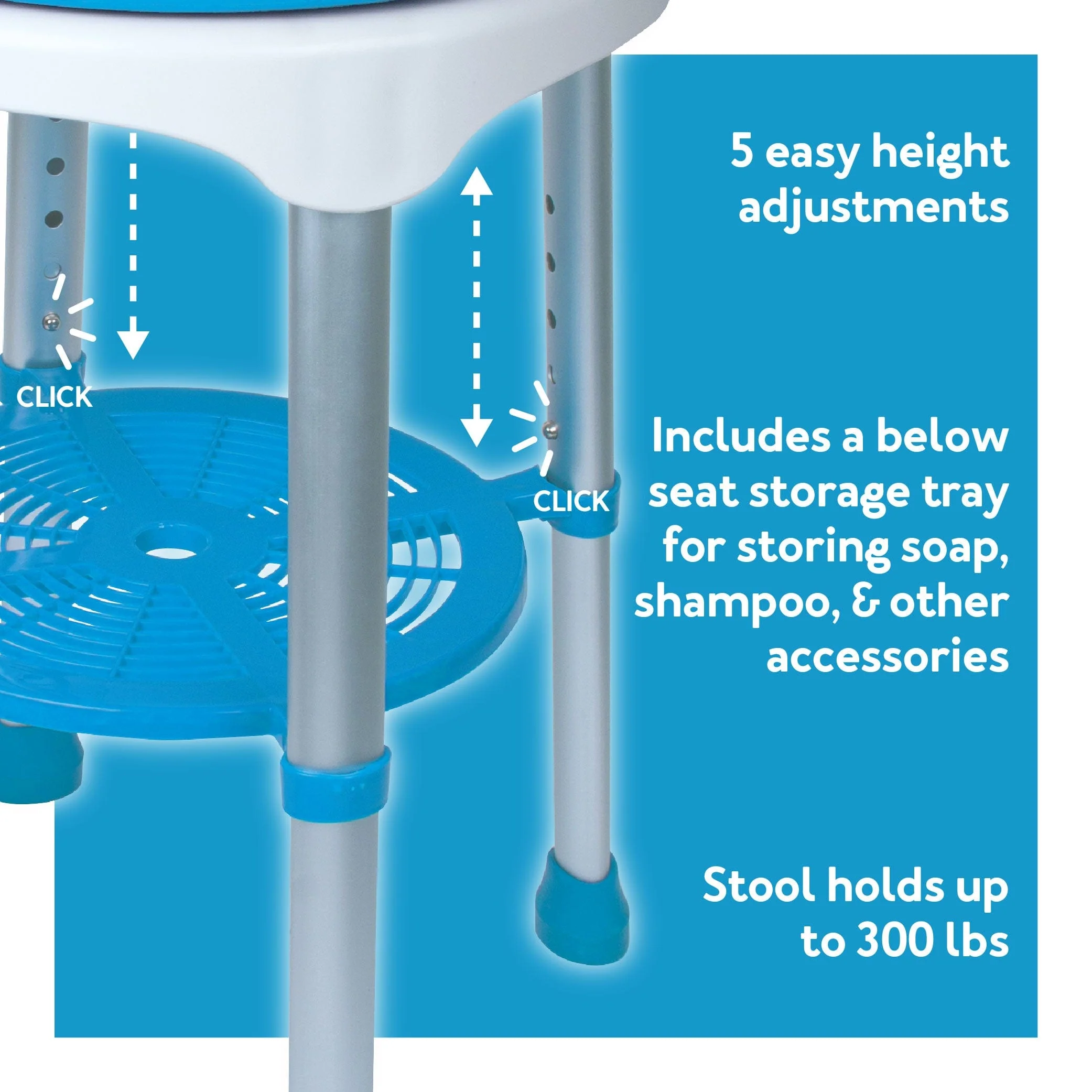 Carex EZ Swivel Stool - Image 8