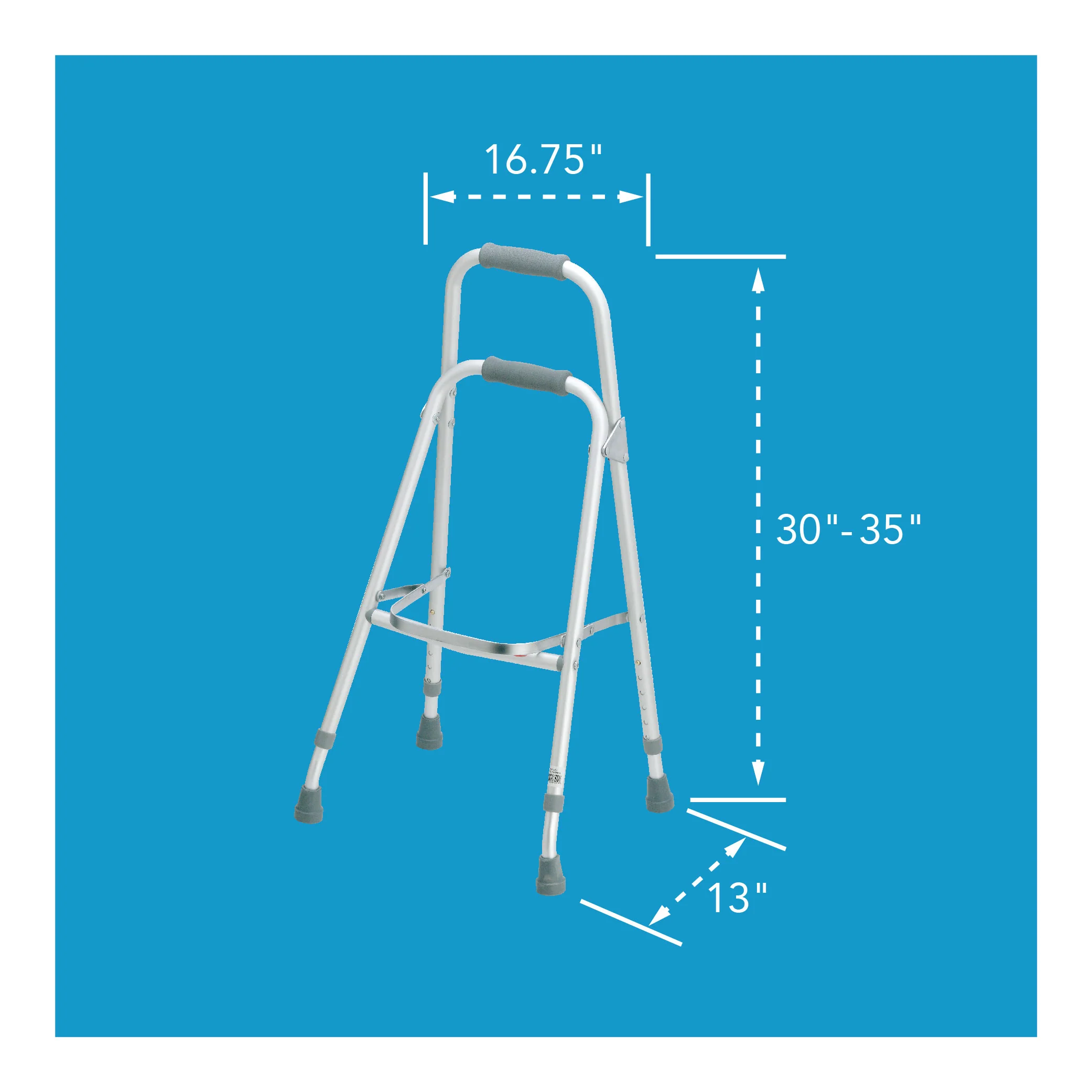 Carex Folding Hemi Walker - Image 8