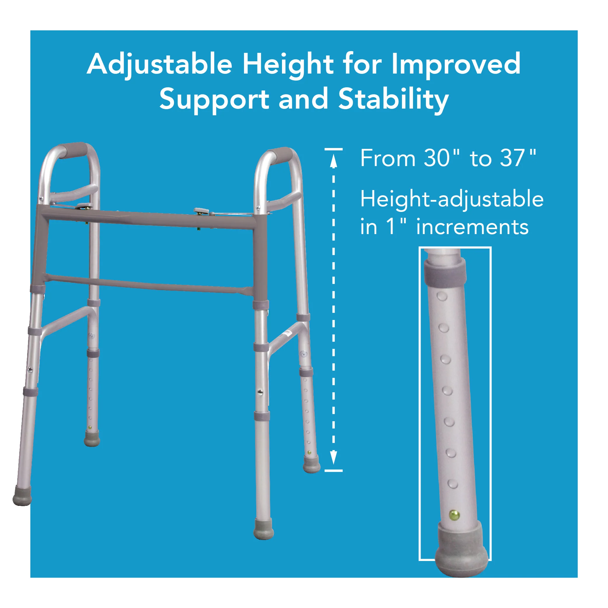 Carex Folding Walker - Image 8