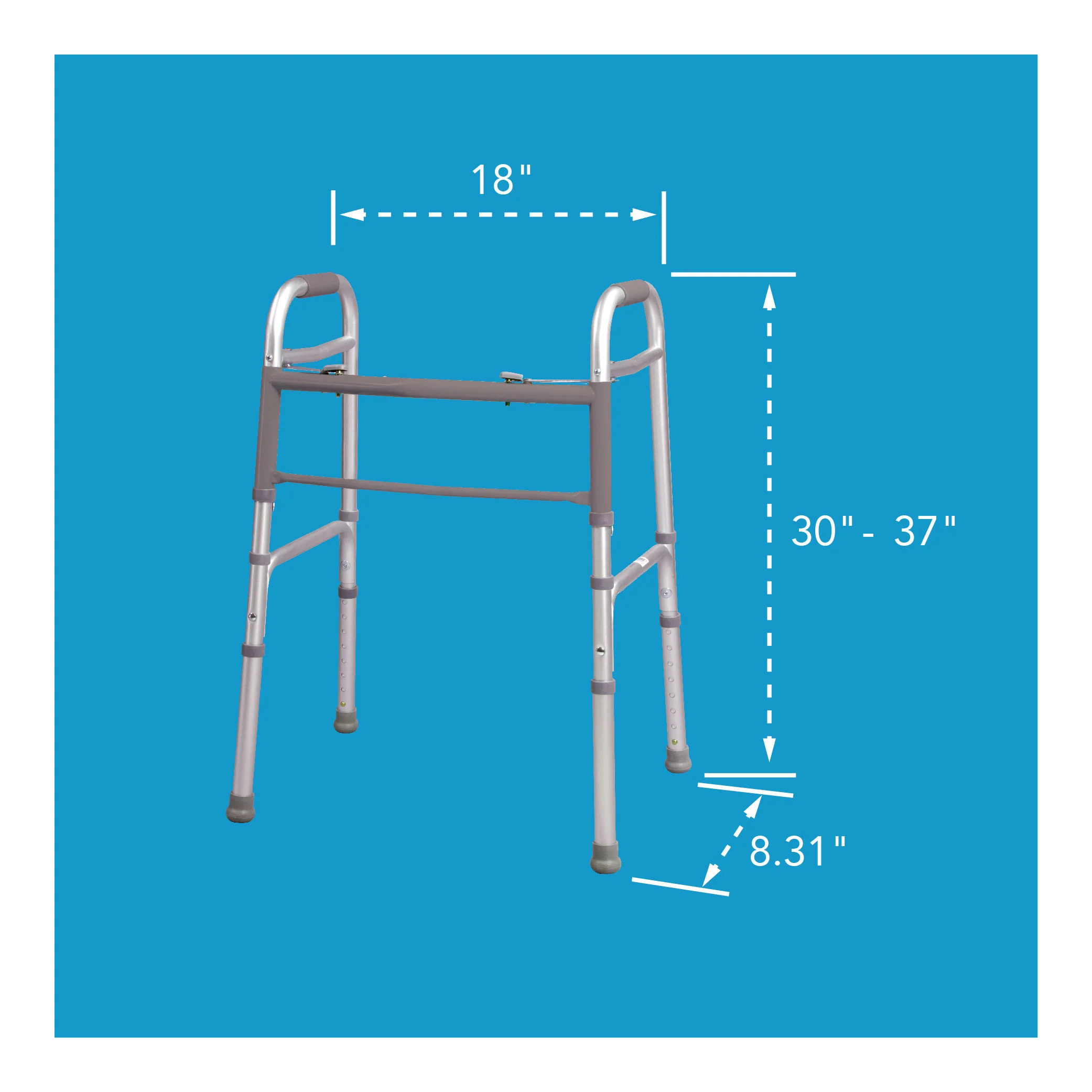 Carex Folding Walker - Image 9