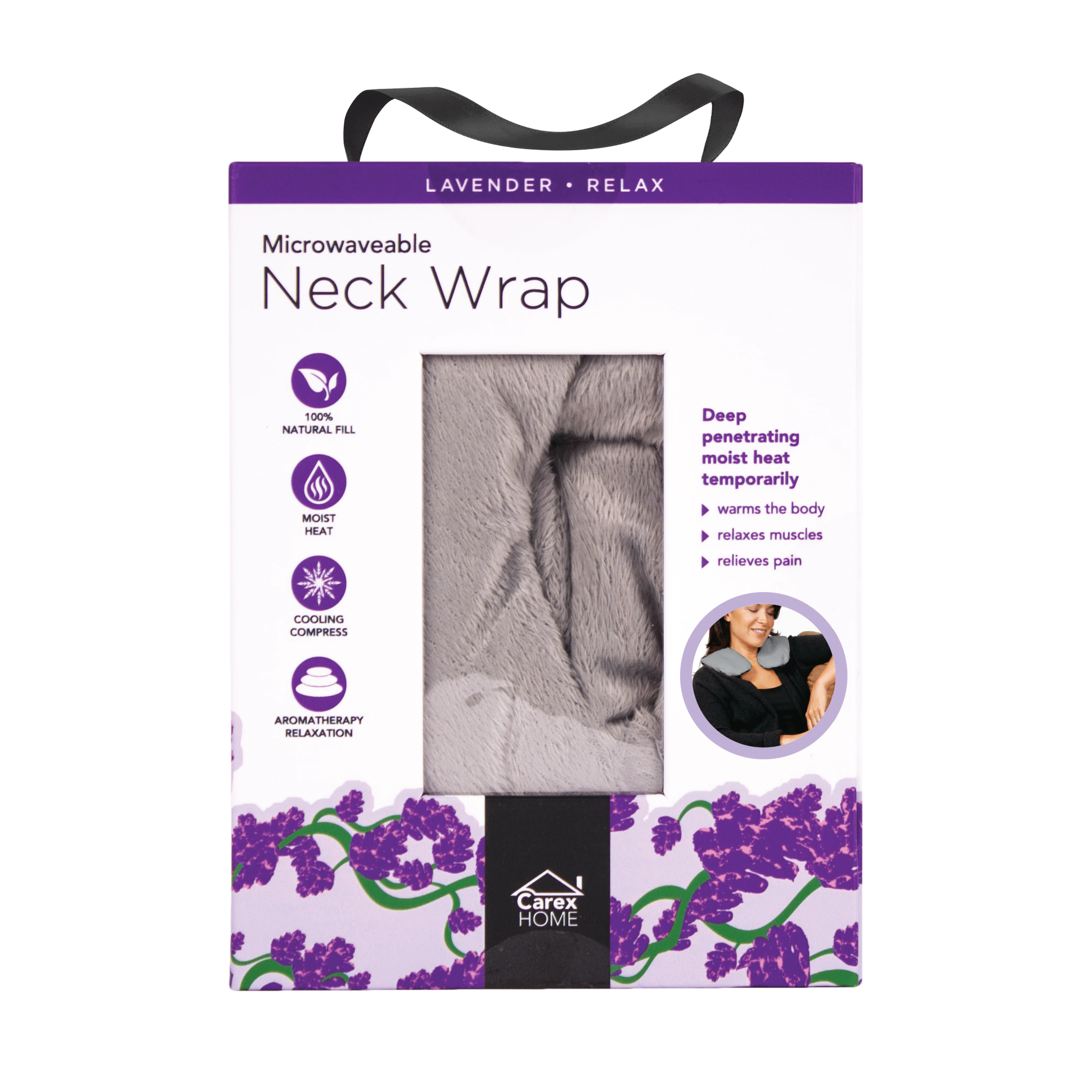 Carex Lavender Neck Wrap Heat Wrap - Image 16