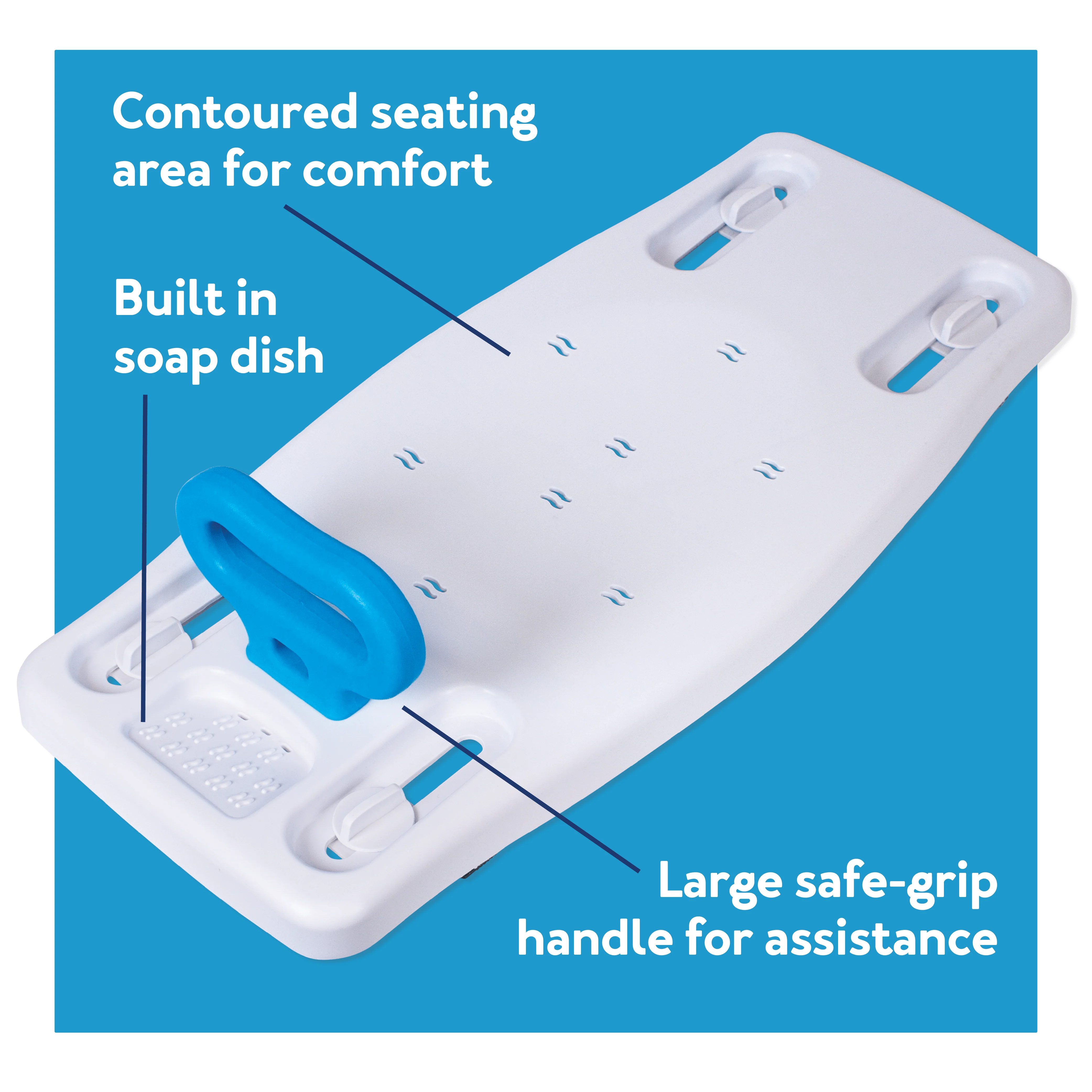 Carex Portable Shower Bench - Image 6