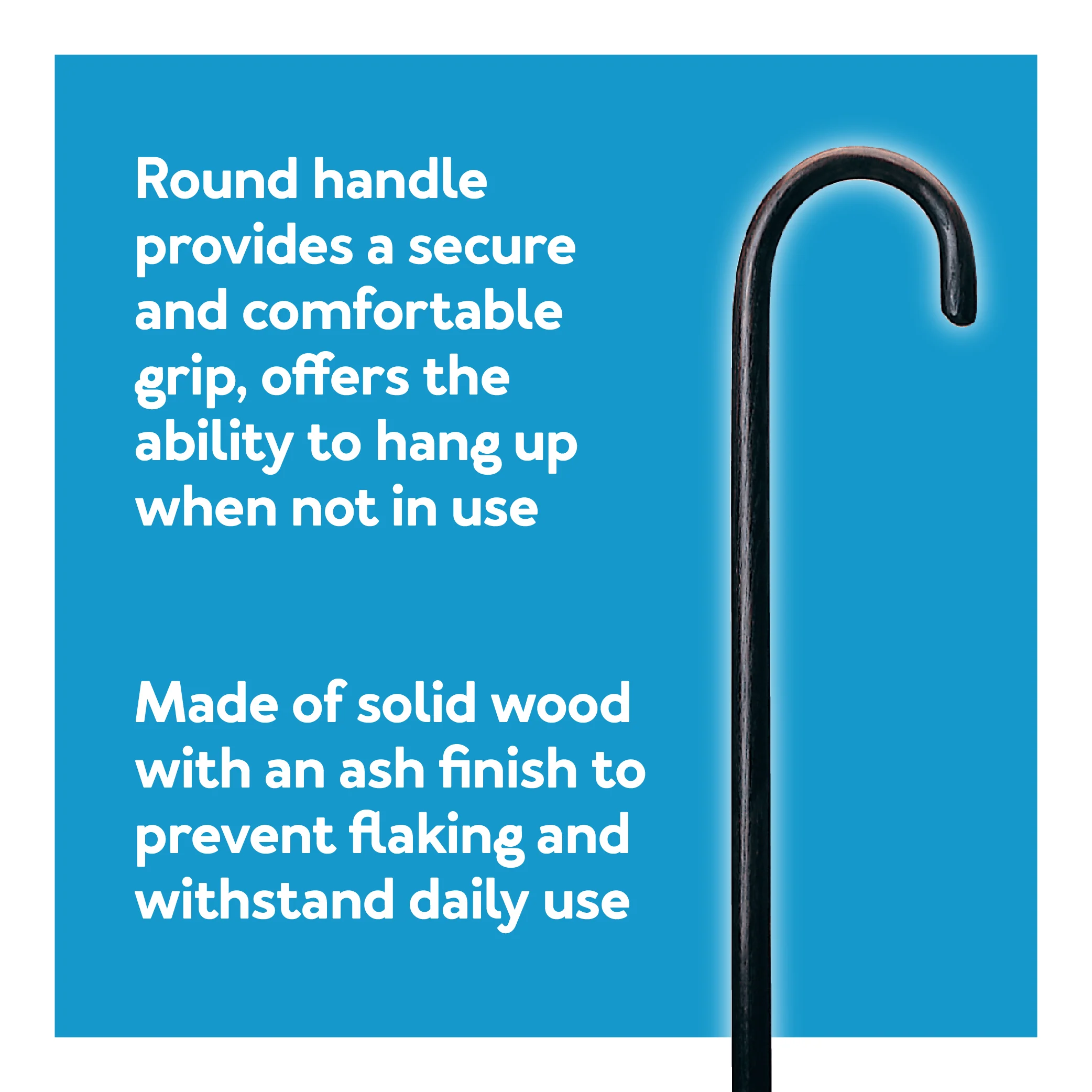 Carex Round Handle Wooden Walking Cane - Image 10