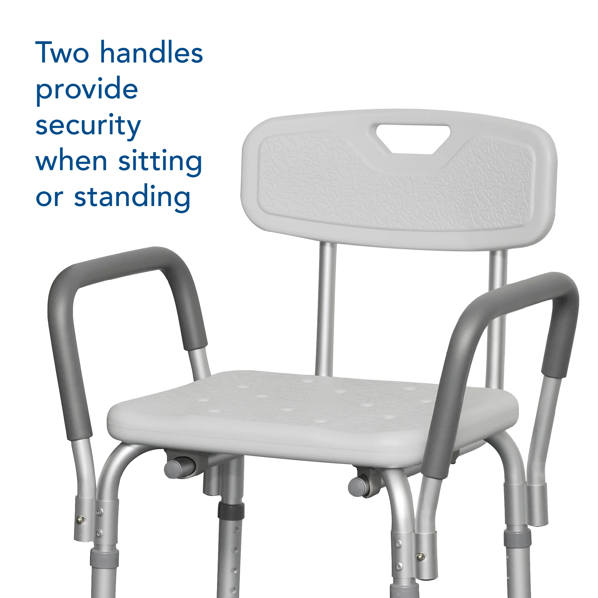 Carex Shower Chair with Padded Arms - Image 6