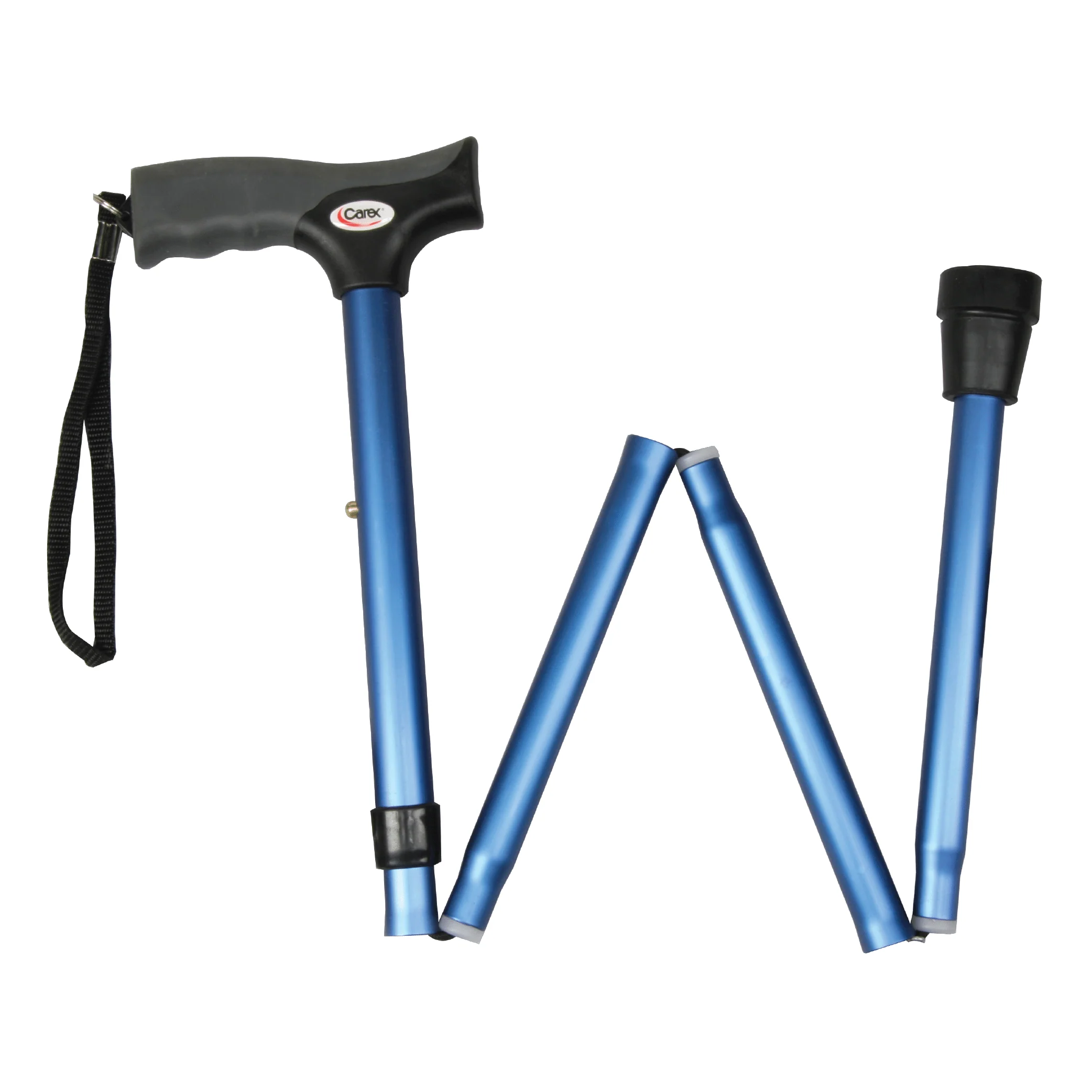 Carex Soft Grip Folding Cane with Derby Handle - Image 10