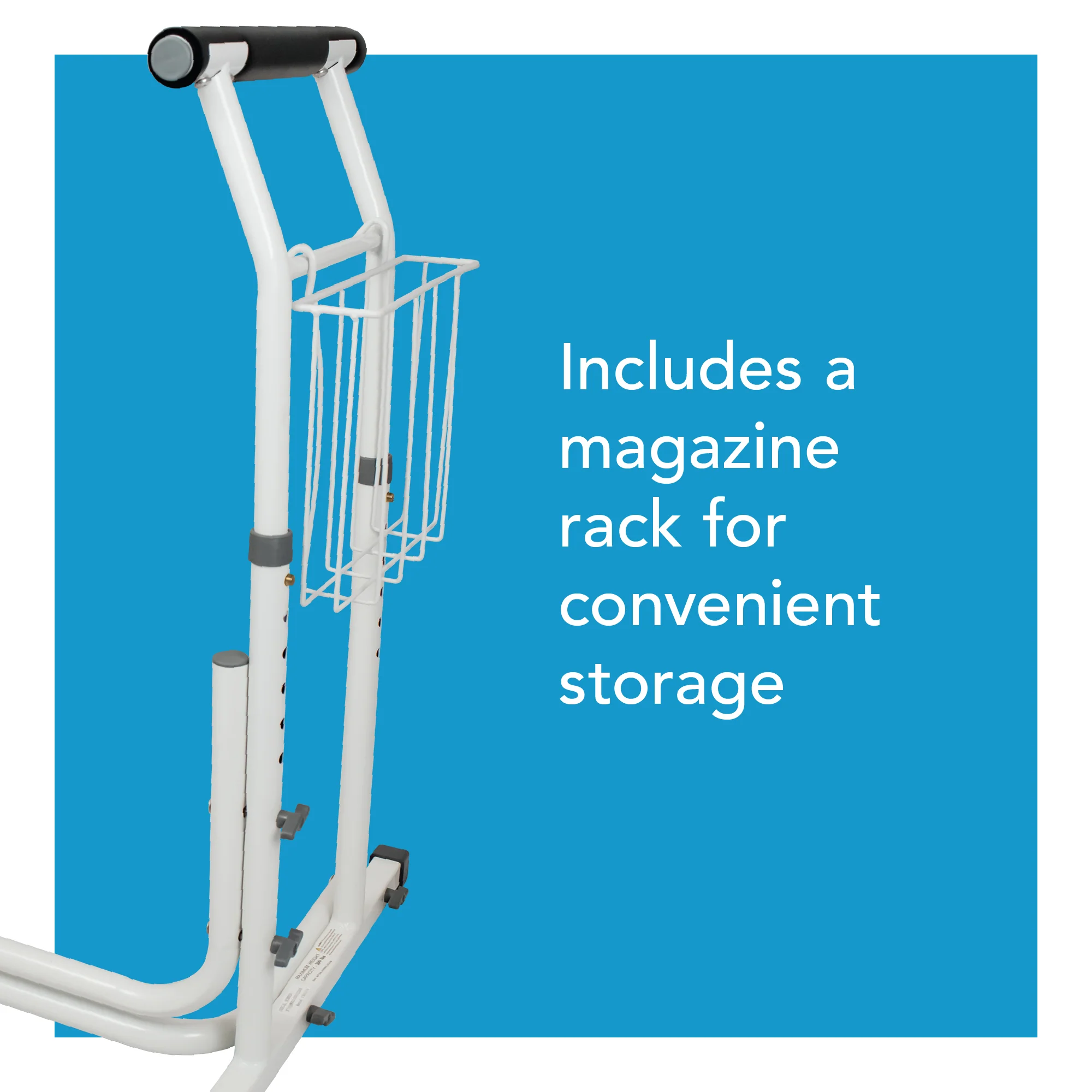 Carex Stand-Alone Adjustable Toilet Safety Frame - Image 6