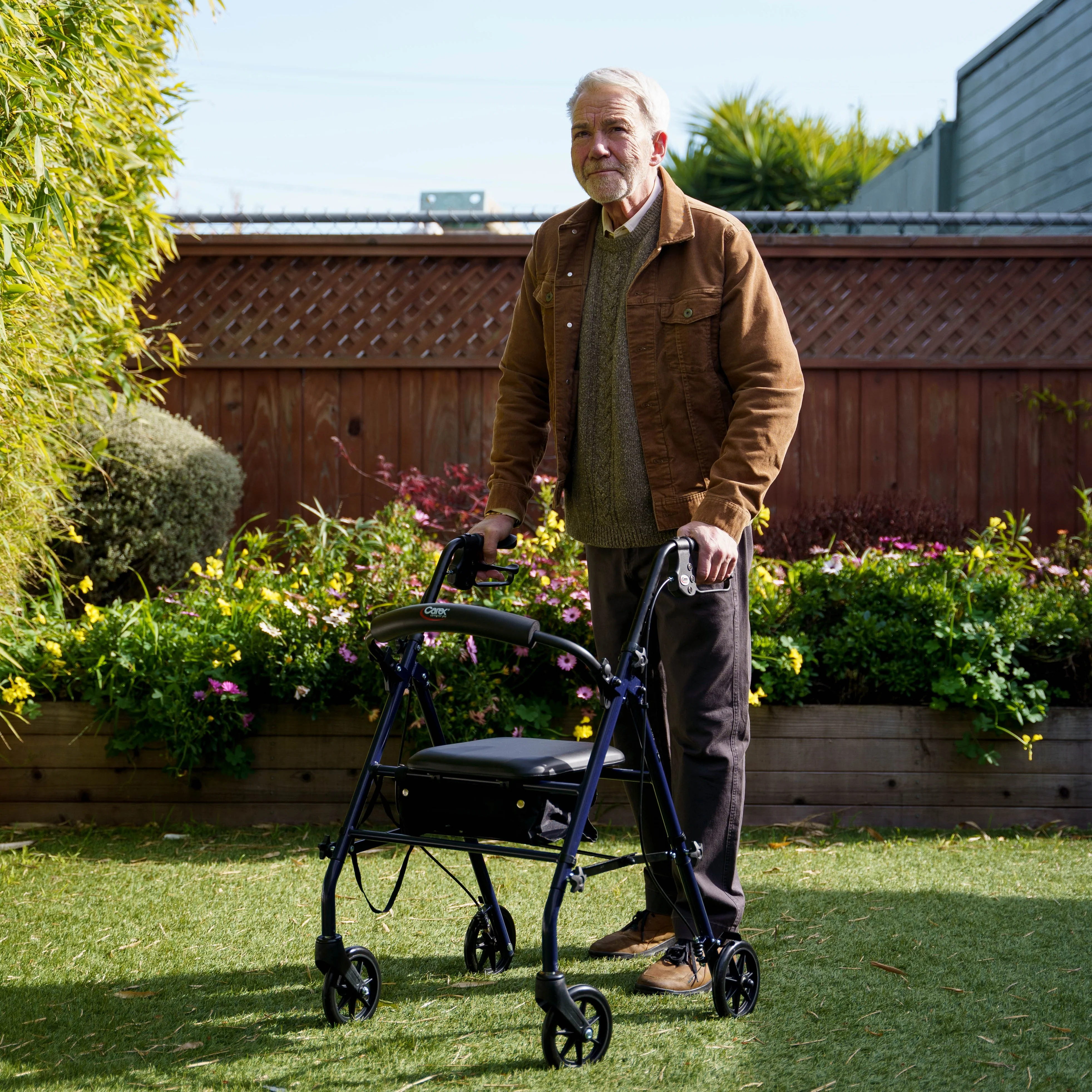 Carex Steel Rolling Walker - Image 14