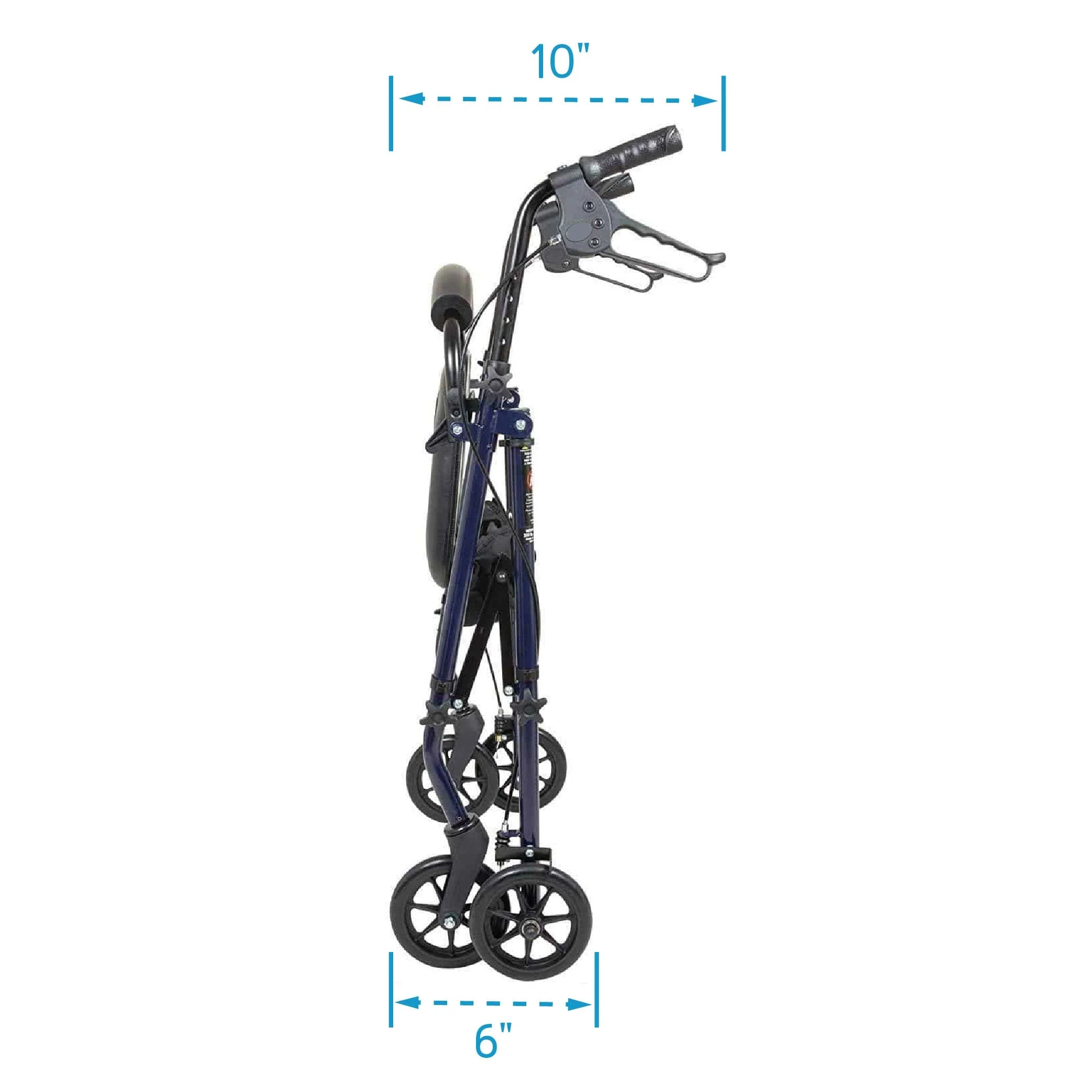 Carex Steel Rolling Walker - Image 17