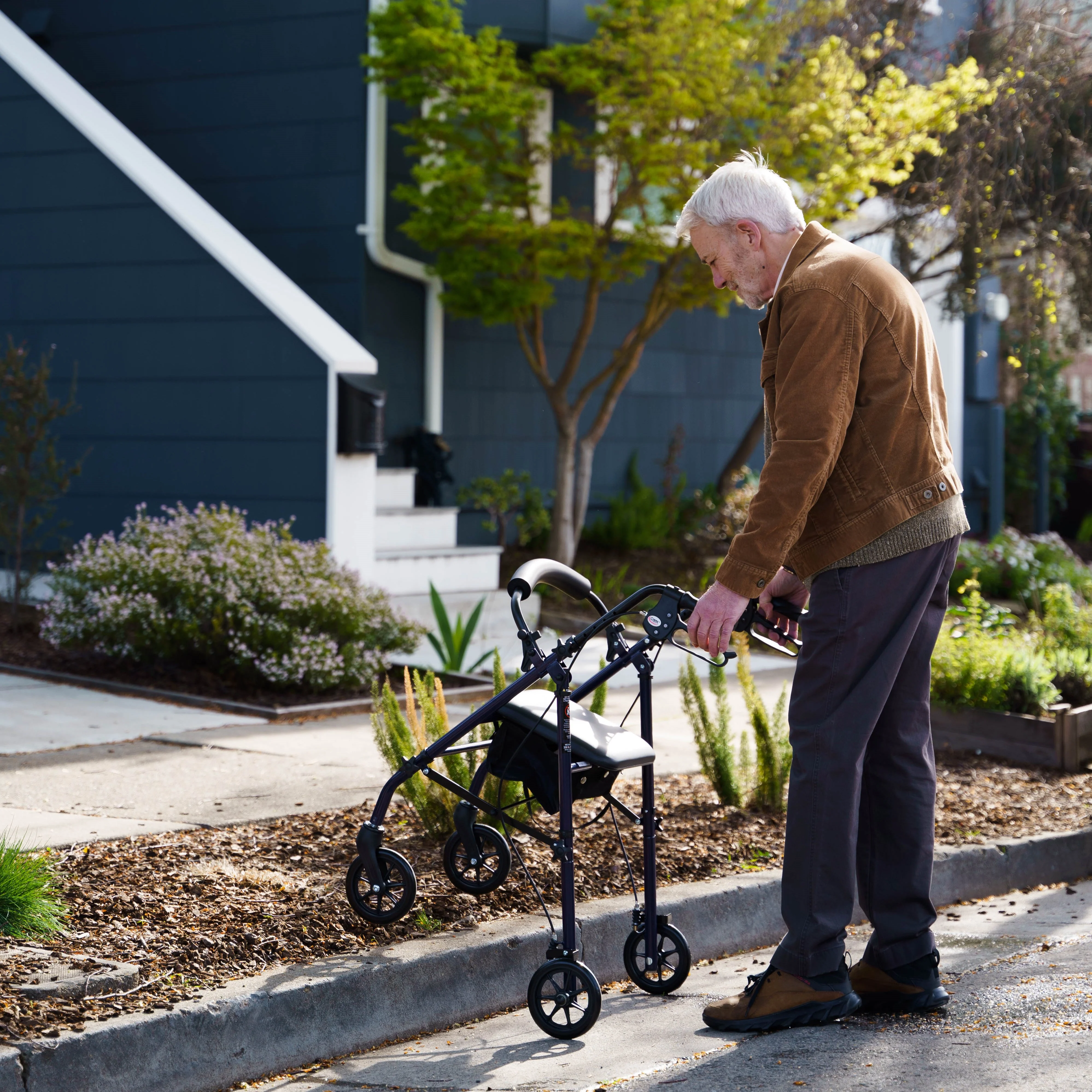 Carex Steel Rolling Walker - Image 5