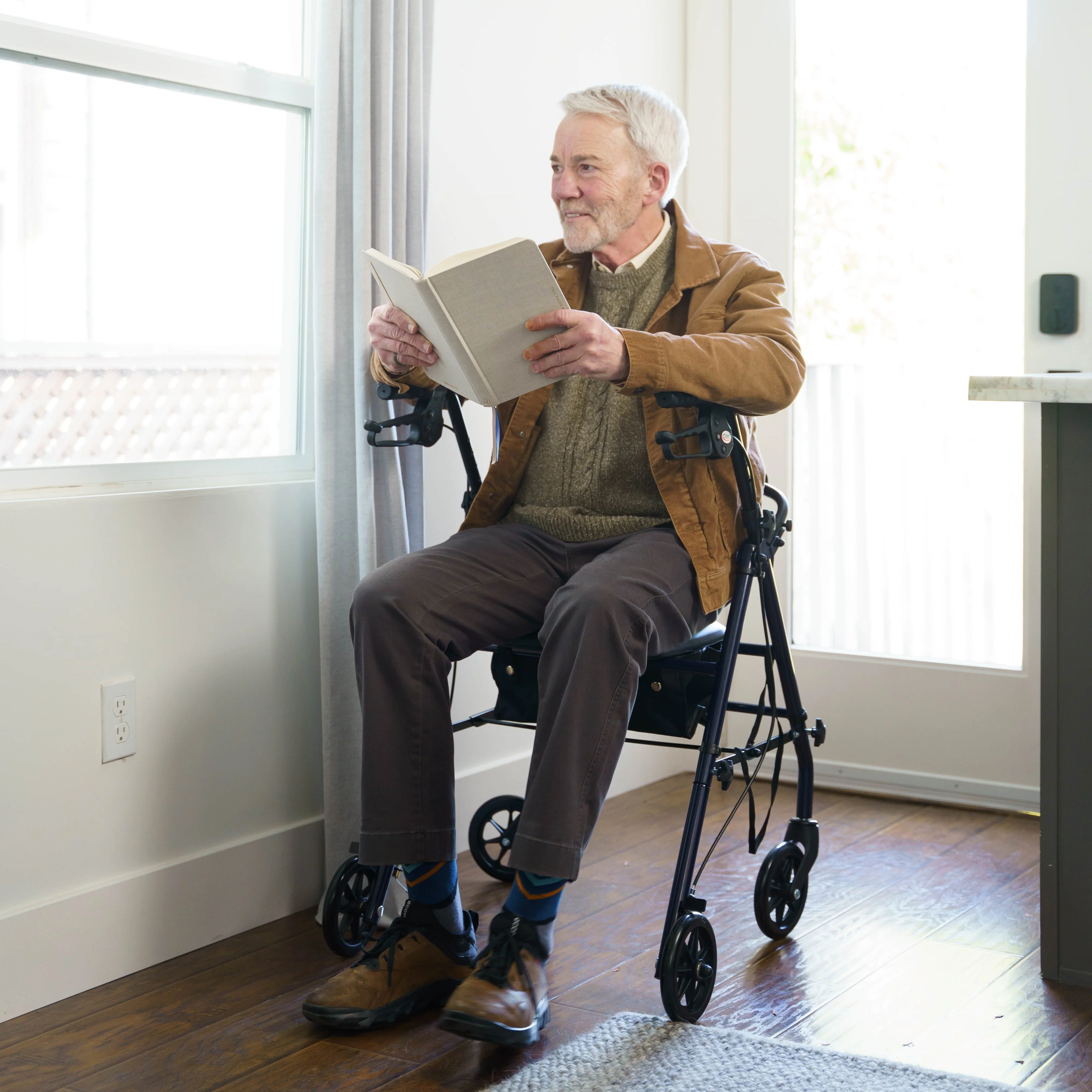 Carex Steel Rolling Walker - Image 8