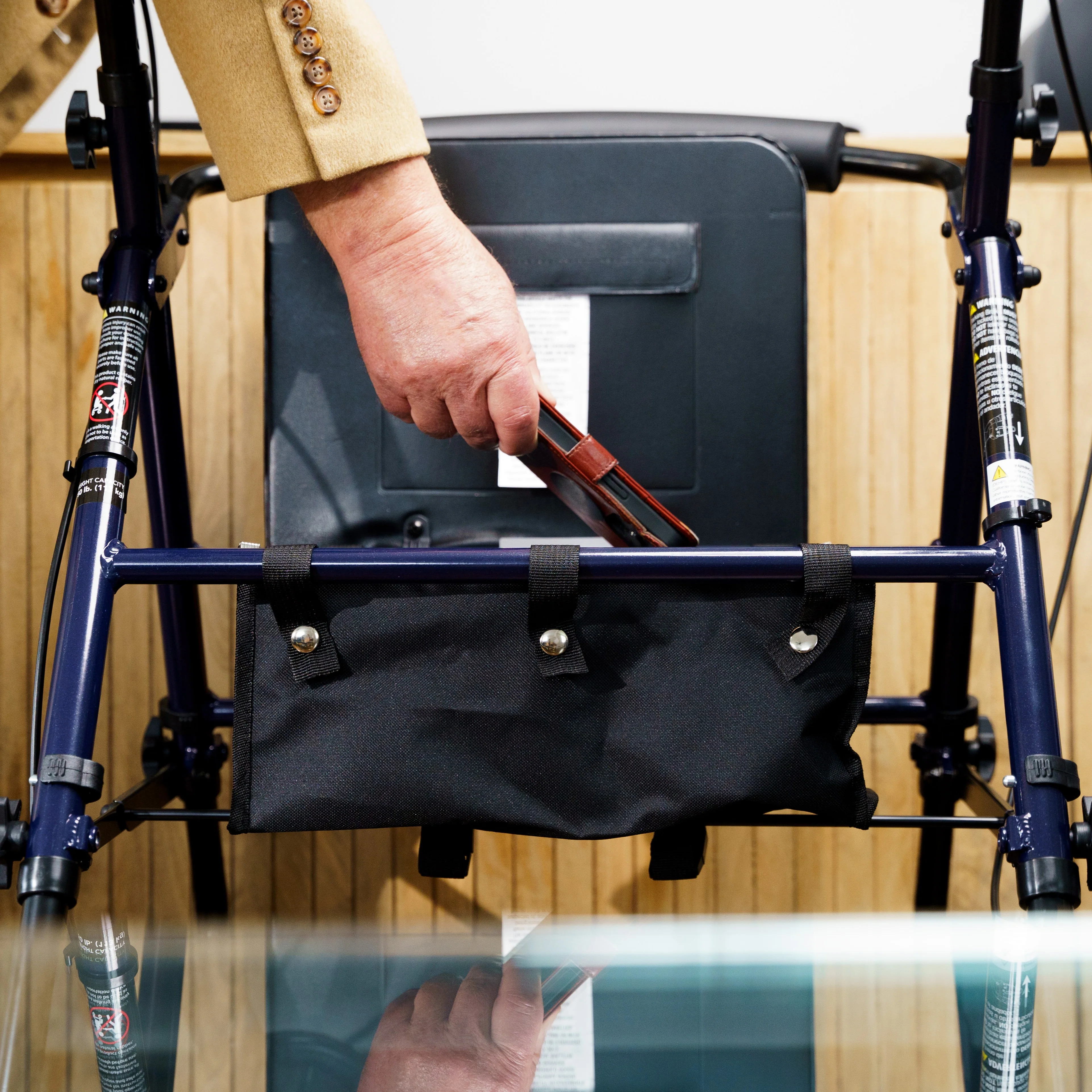 Carex Step 'N Rest® Rolling Walker - Image 17