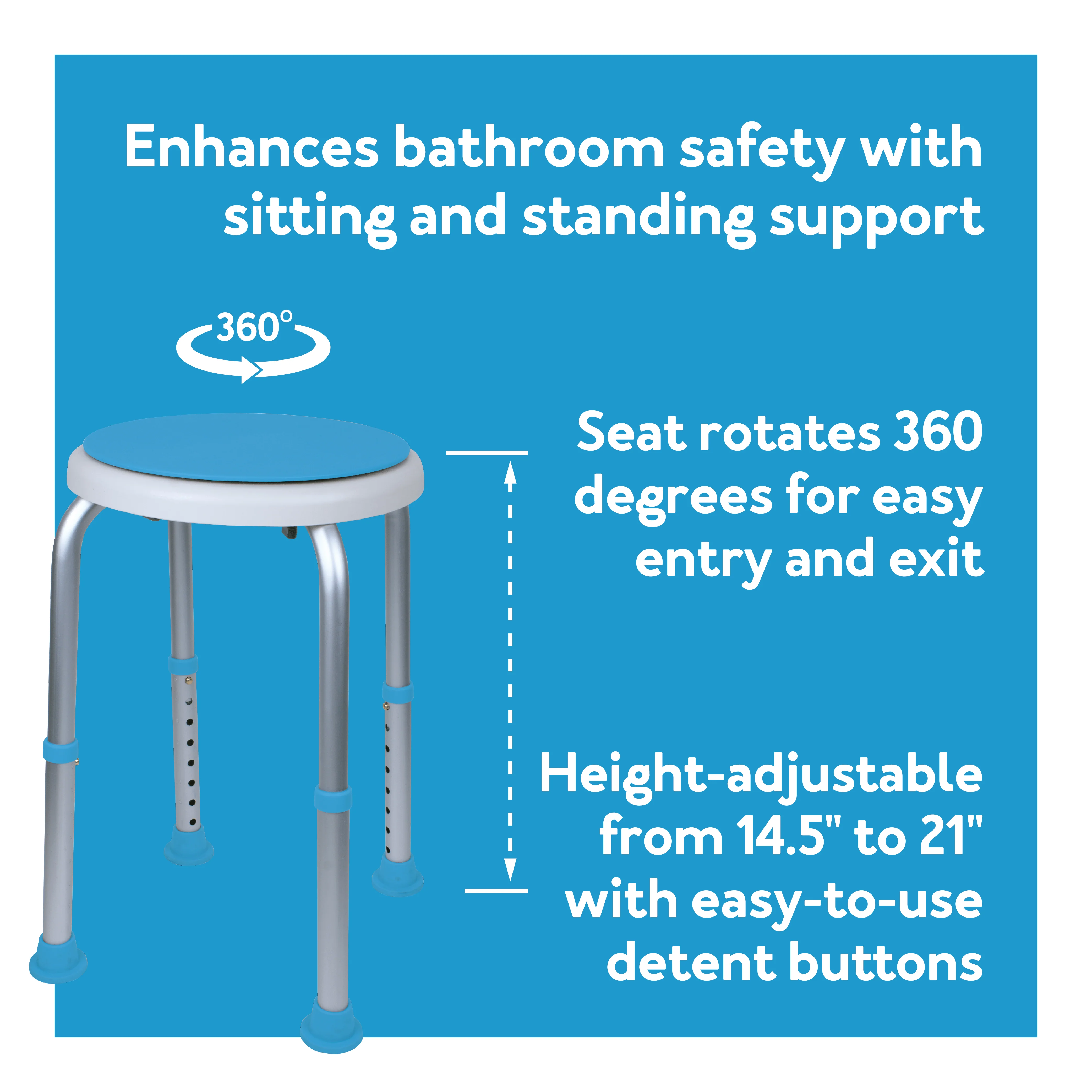 Carex Swivel Stool - Image 4
