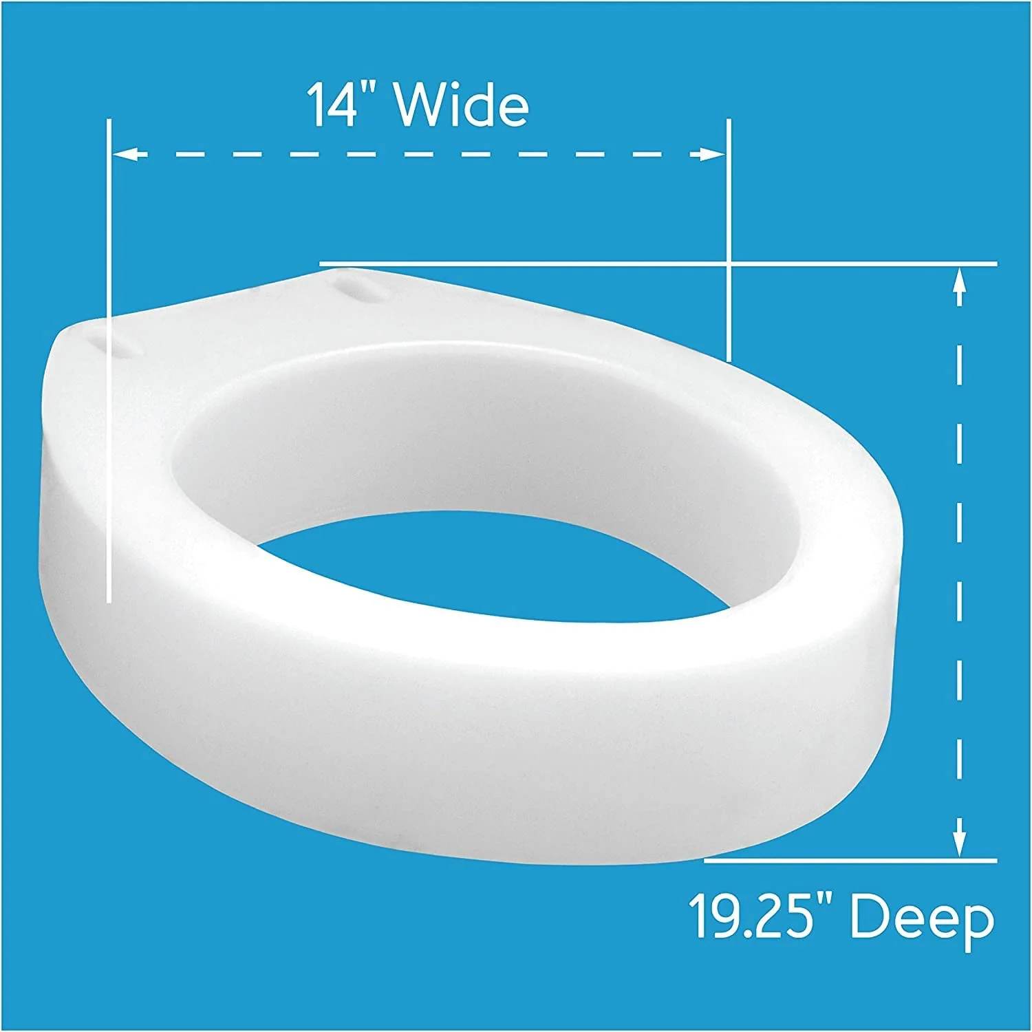 Carex Toilet Seat Elevator - For Standard Sized Seats - Image 5