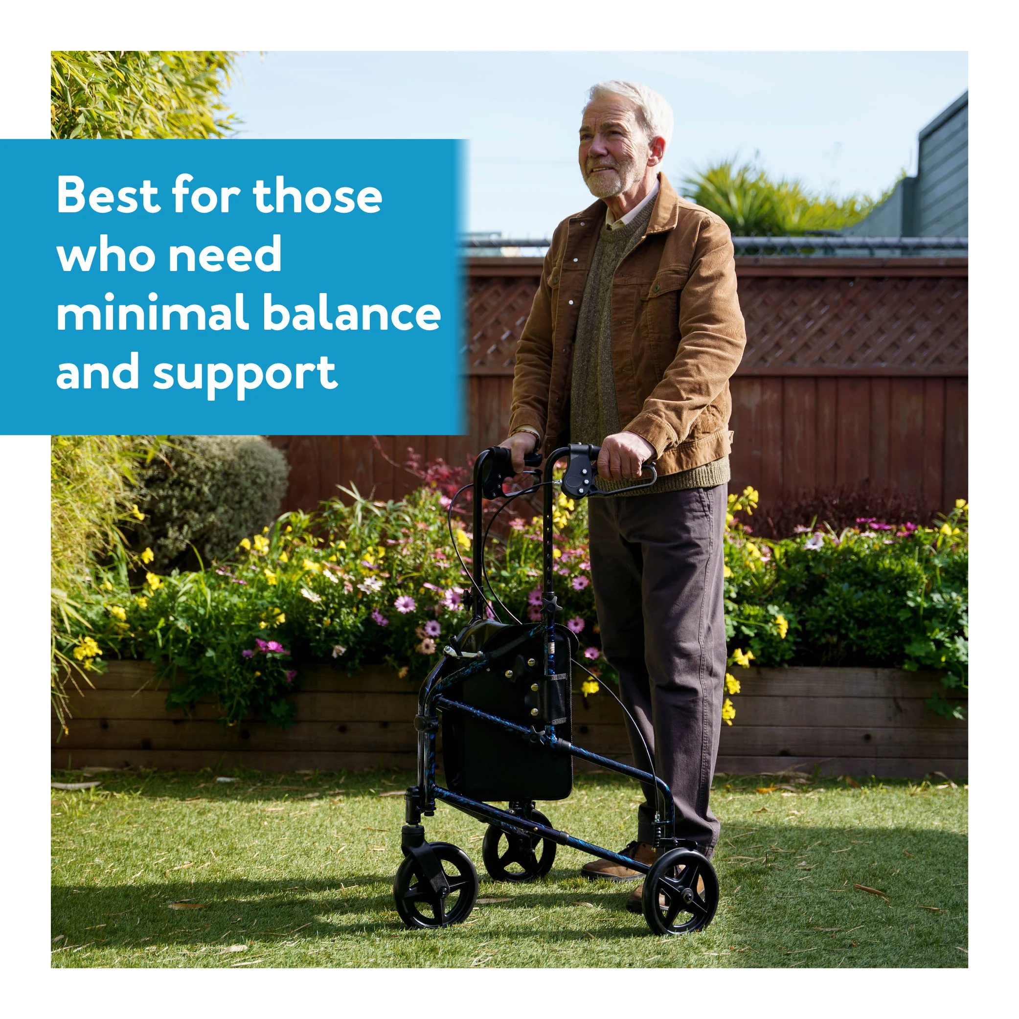 Carex Trio Rolling Walker - Image 9