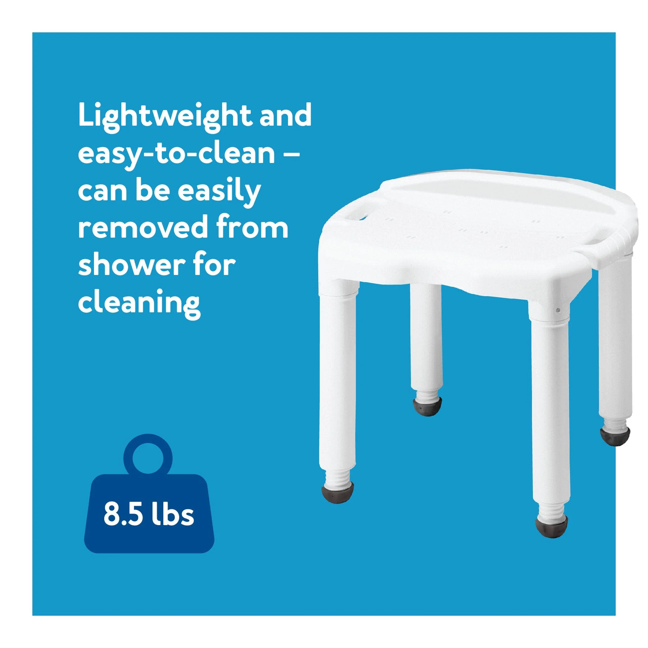 Carex Universal Bath Seat without Back - Image 11