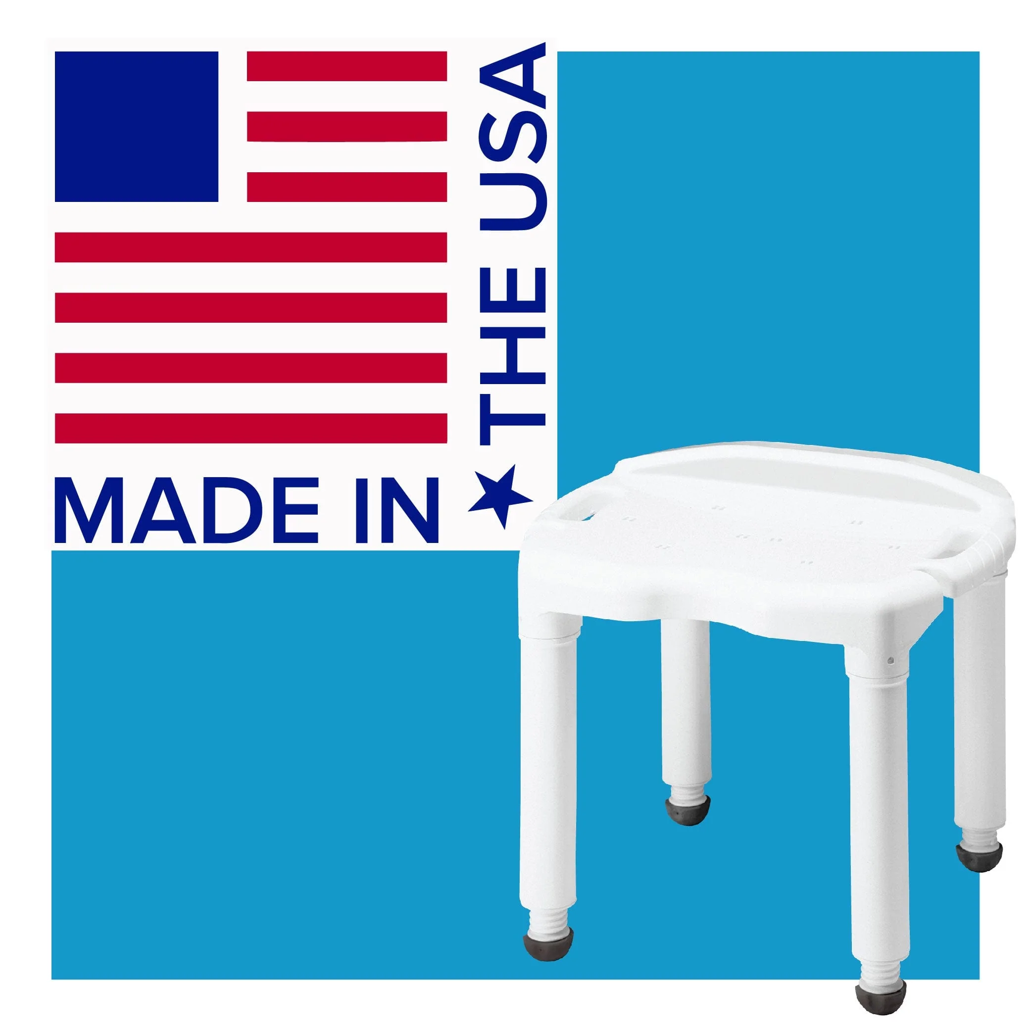 Carex Universal Bath Seat without Back - Image 15