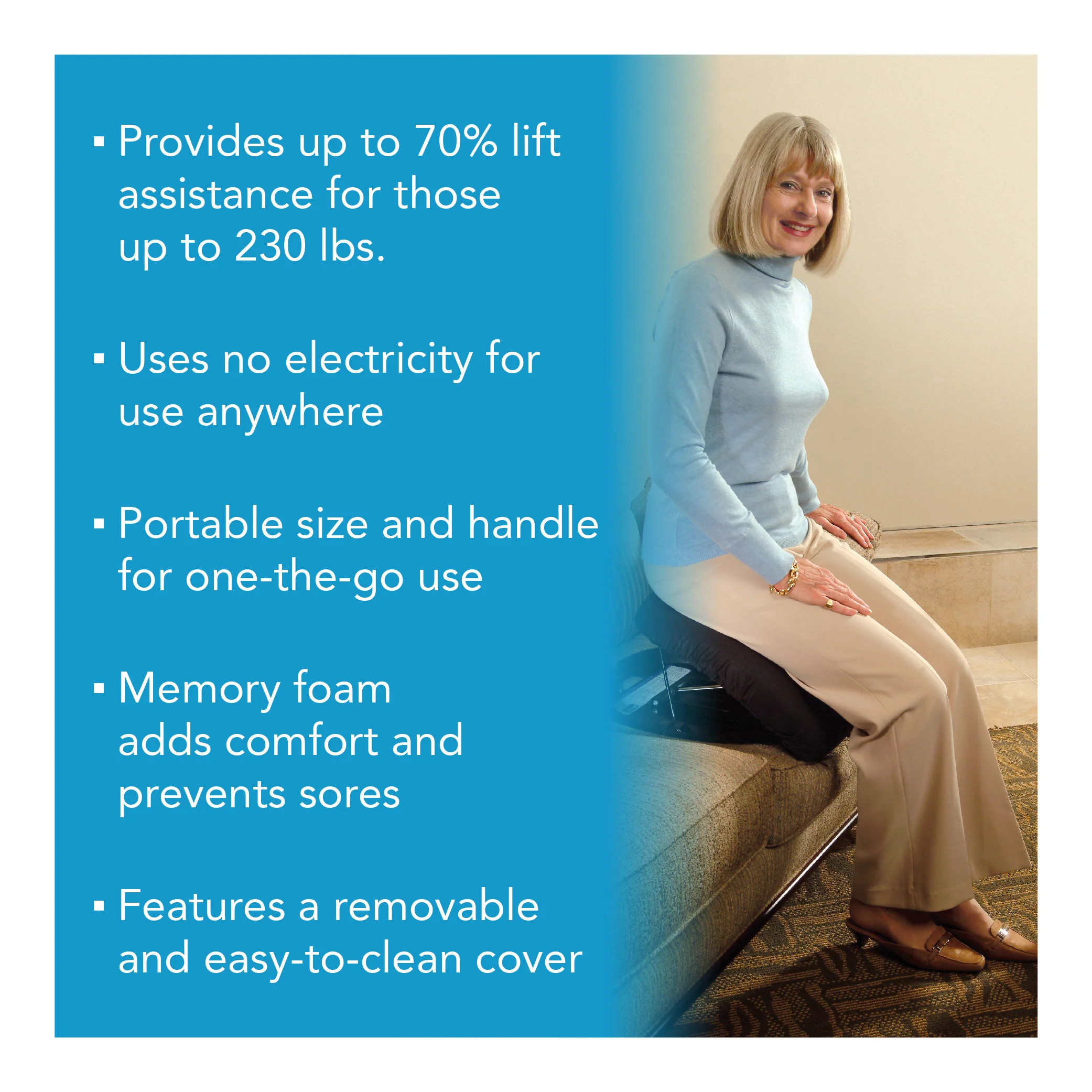 Carex Uplift Premium Seat Assist - Standard - Image 4