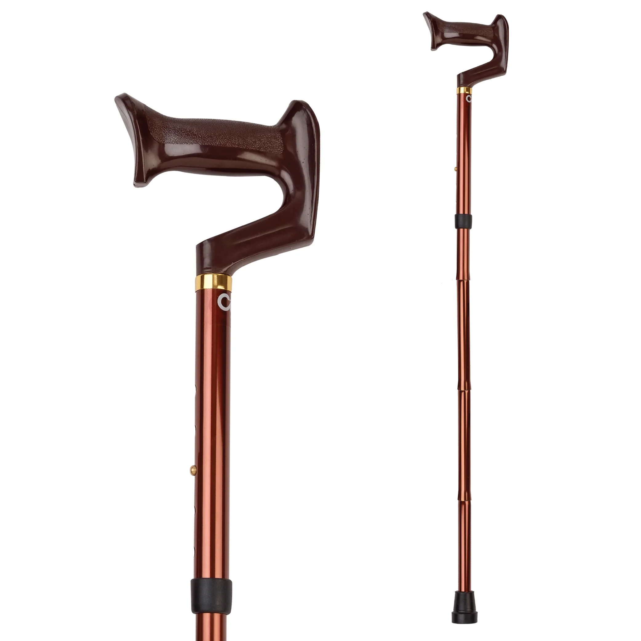 Carex York Folding Cane - Bronze - Image 4