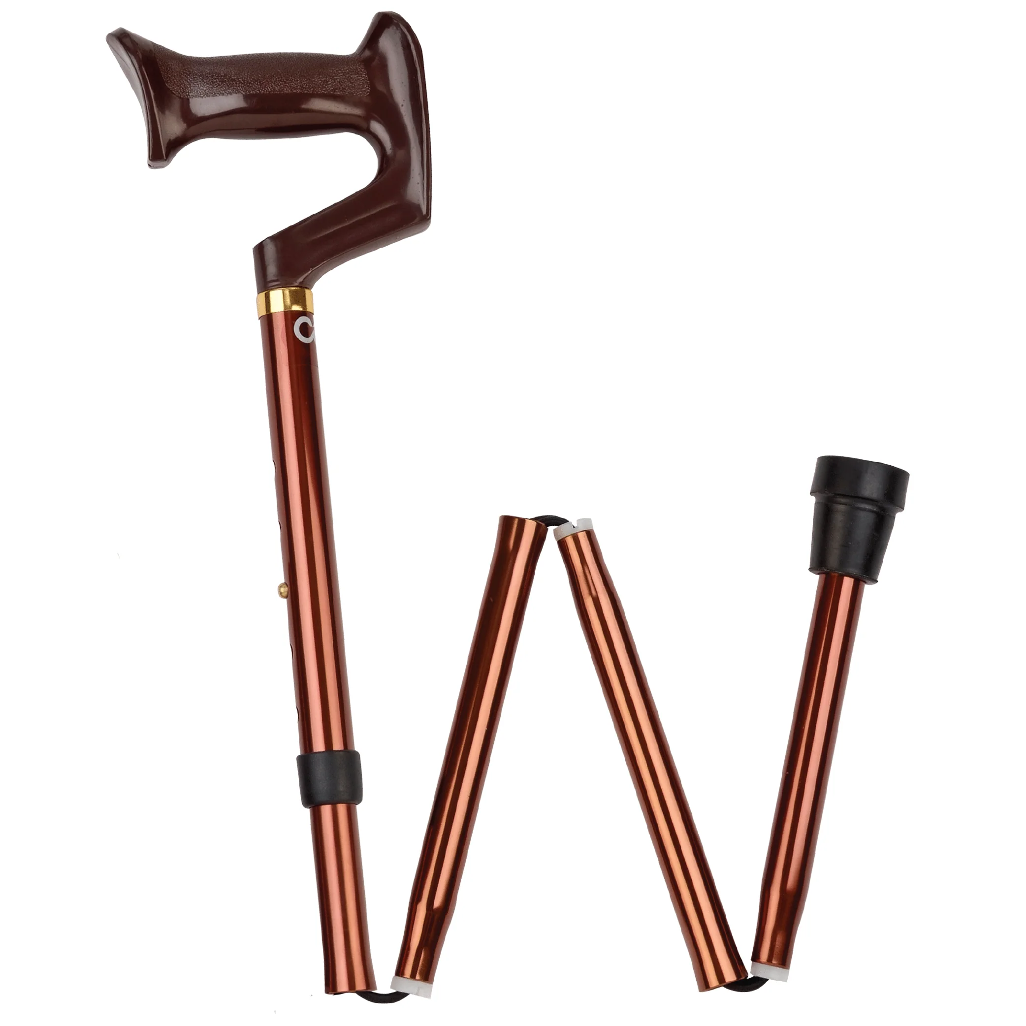 Carex York Folding Cane - Bronze - Image 6