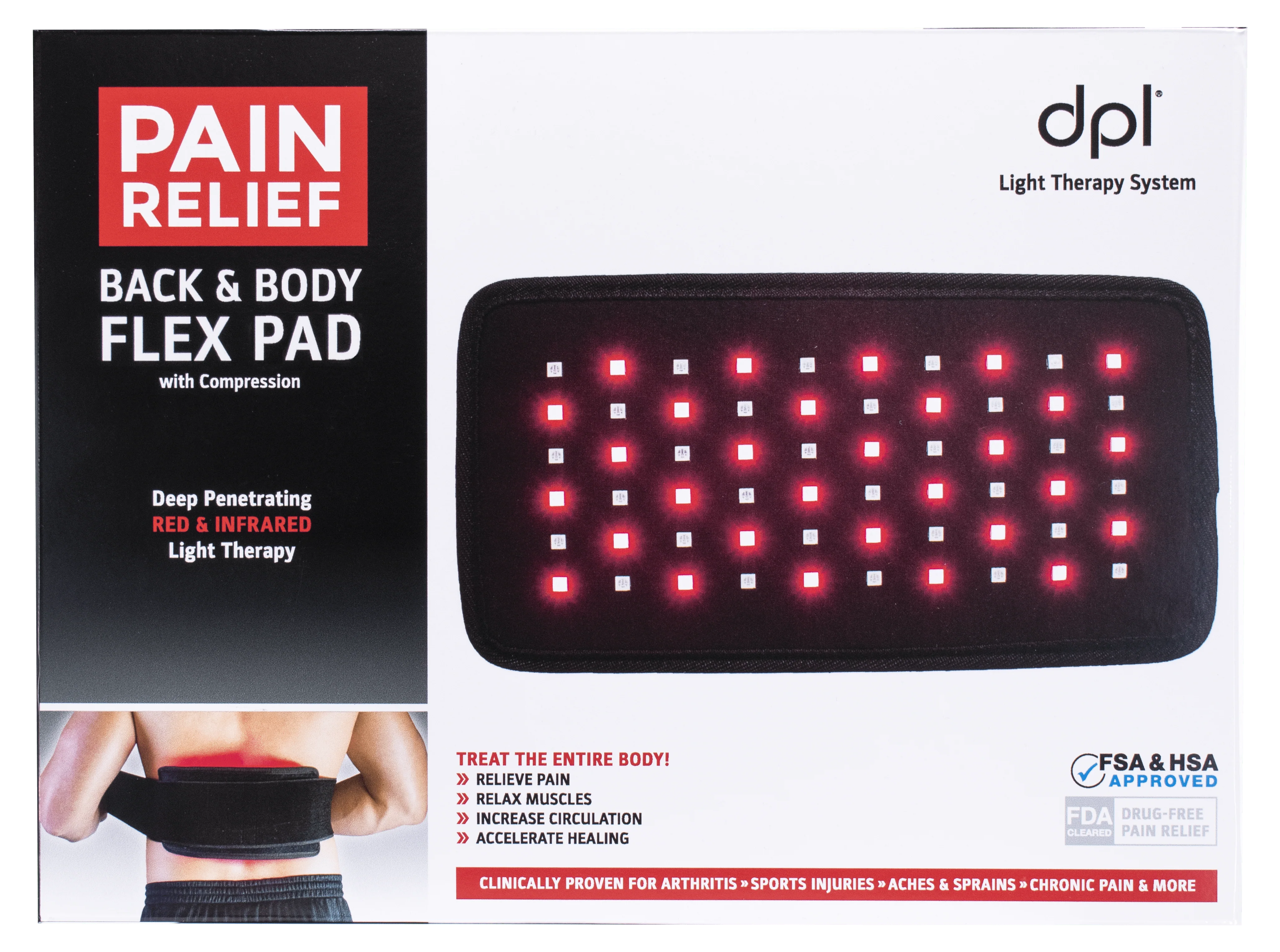 DPL Flex Pad - Neck & Back Pain Relief Light Therapy Wrap - Image 10