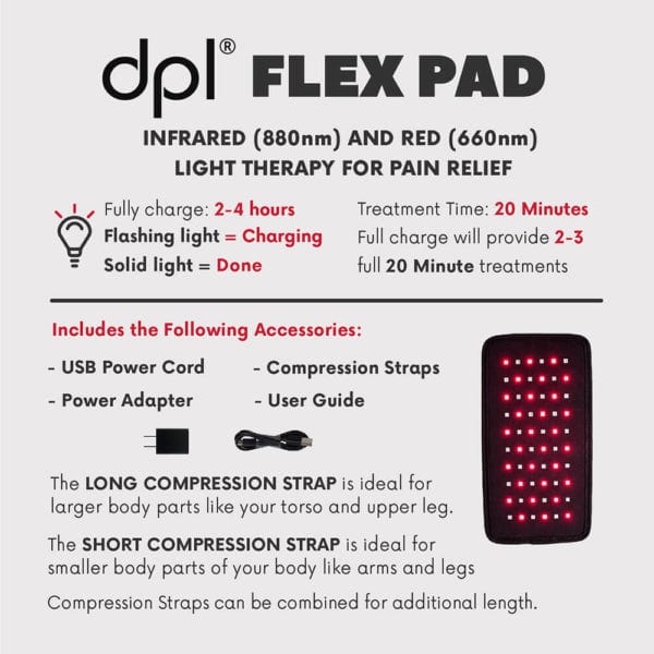 DPL Flex Pad - Neck & Back Pain Relief Light Therapy Wrap - Image 4