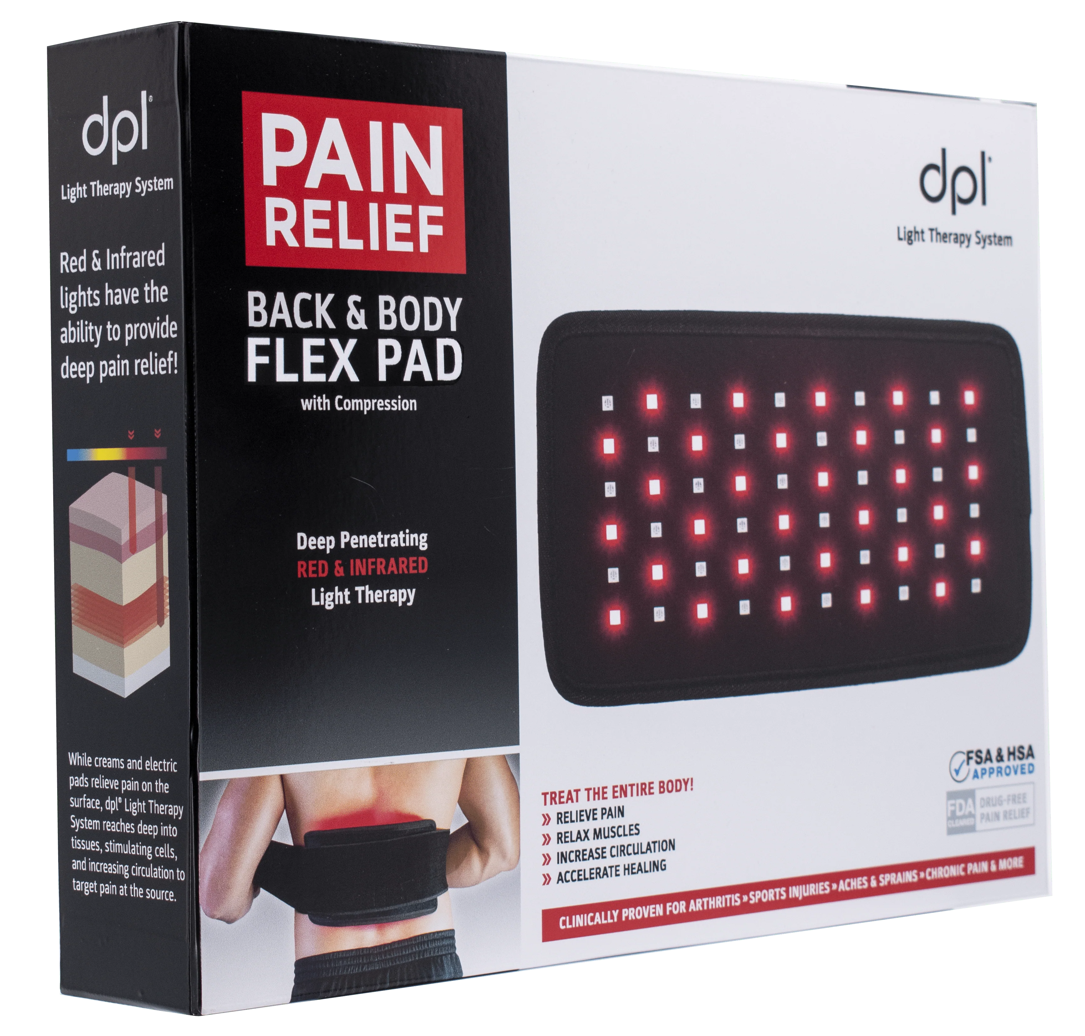 DPL Flex Pad - Neck & Back Pain Relief Light Therapy Wrap - Image 9