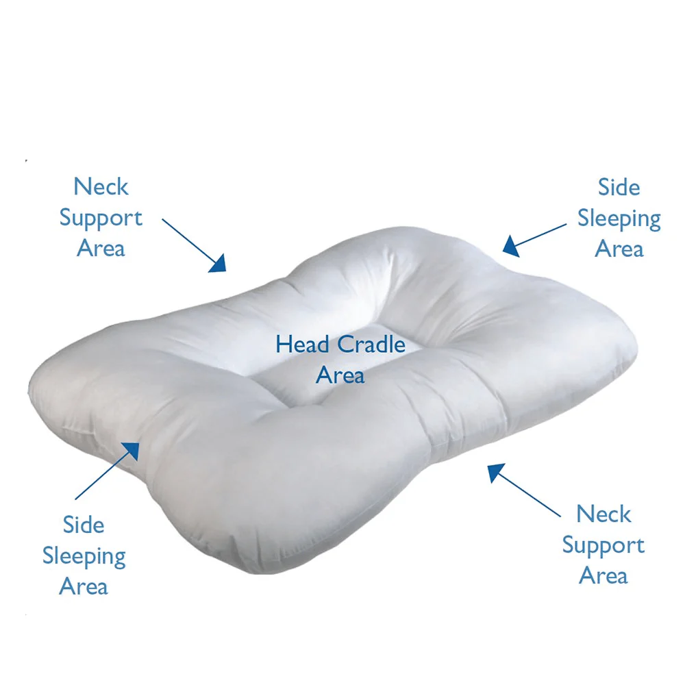 Roscoe Fiber Filled Cervical Indentation Pillow - Image 3