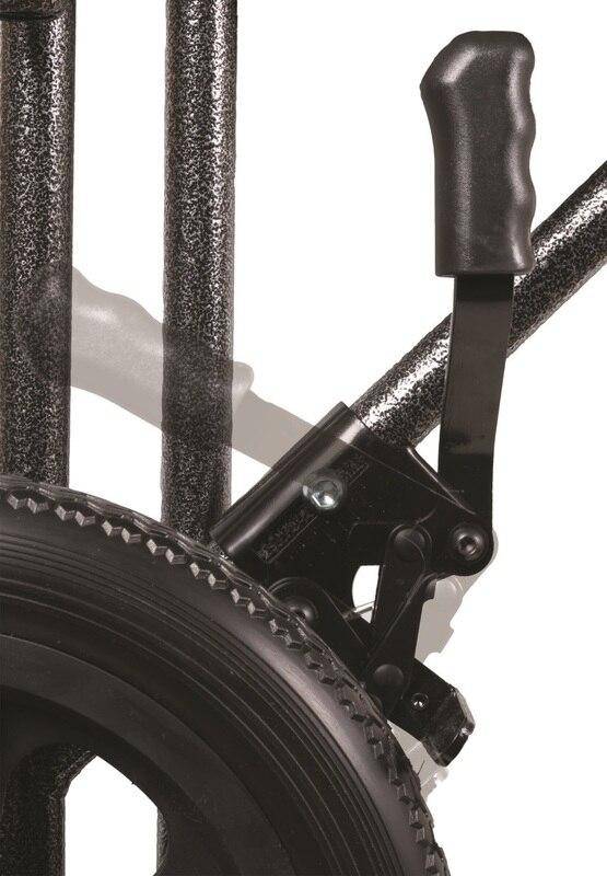 ProBasics 22" Bariatric Steel Transport Chair (Silver Vein) - Image 5