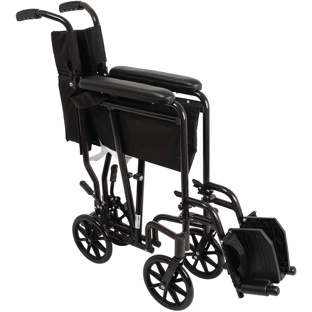 ProBasics Aluminum Transport Chair with 19” Seat - Image 7