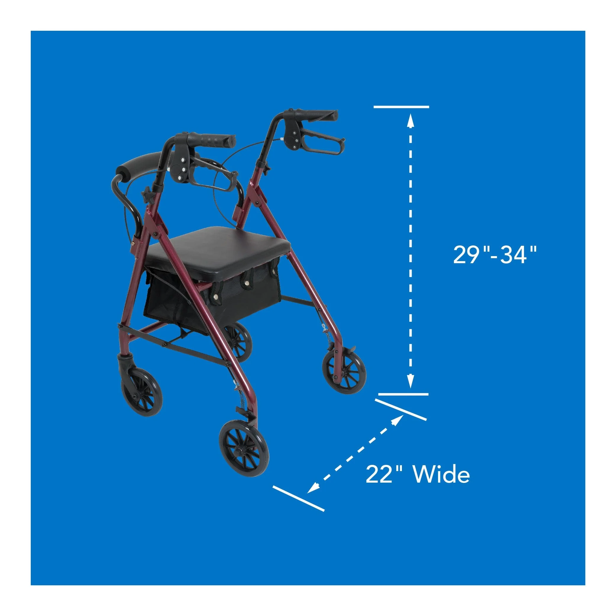 ProBasics Junior Rollator with 6-inch Wheels - Image 12