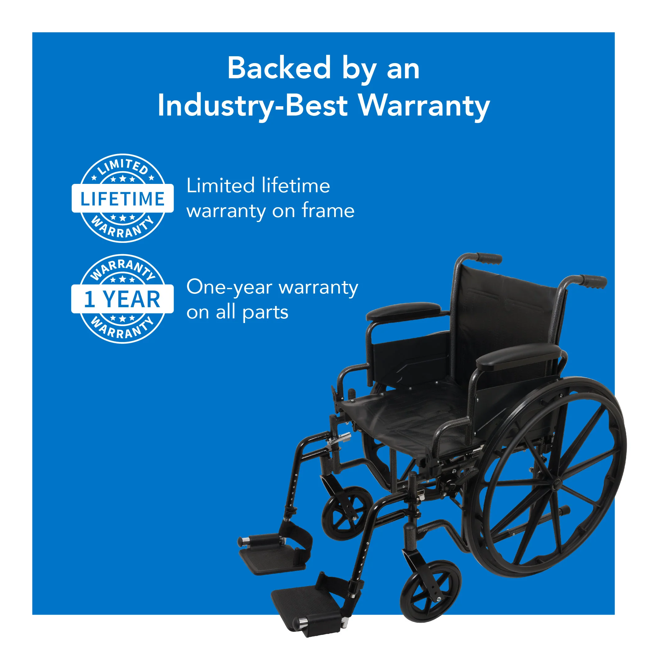 ProBasics K2 Wheelchair with Flip-back Arms and Hemi-Height Position - Image 14