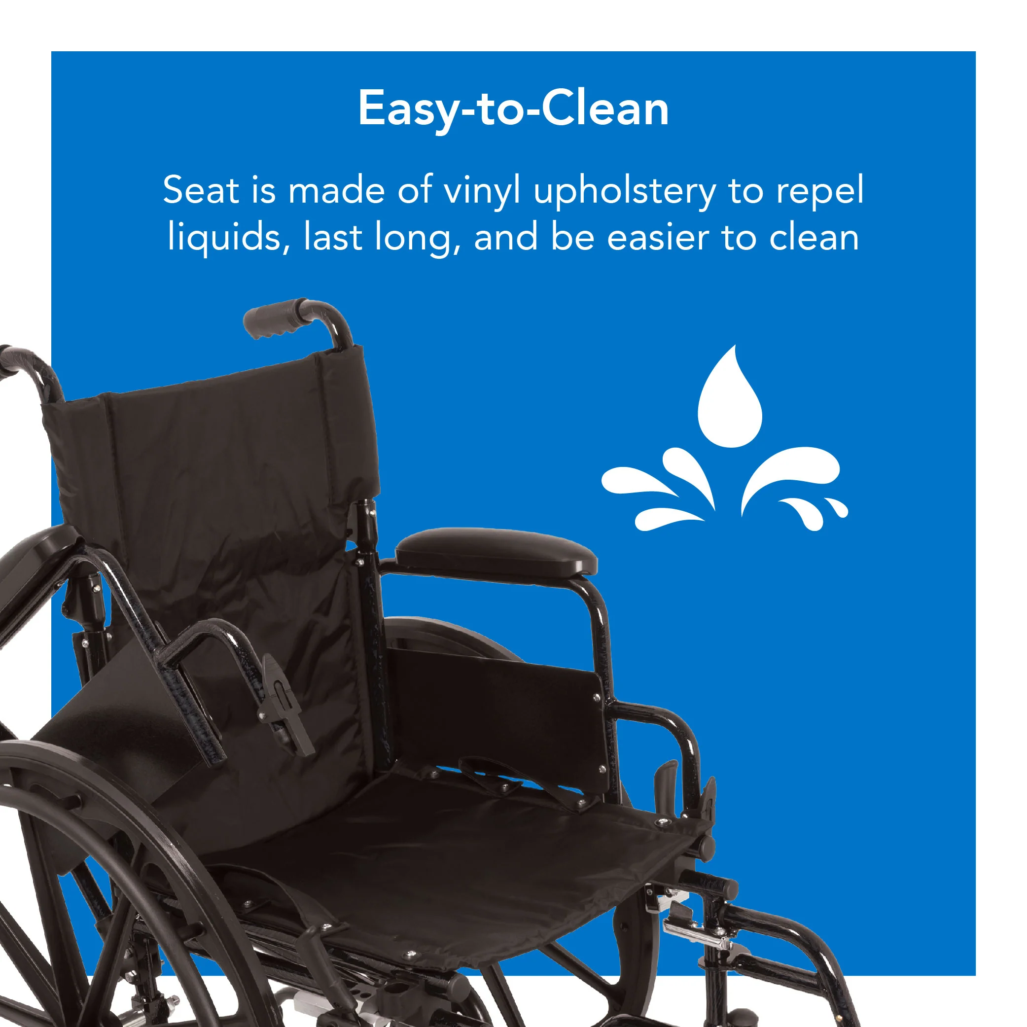 ProBasics K4 Transformer Wheelchair and Transport Chair with Flip-Back Desk Length Arms and Swing-Away Footrests - Image 8