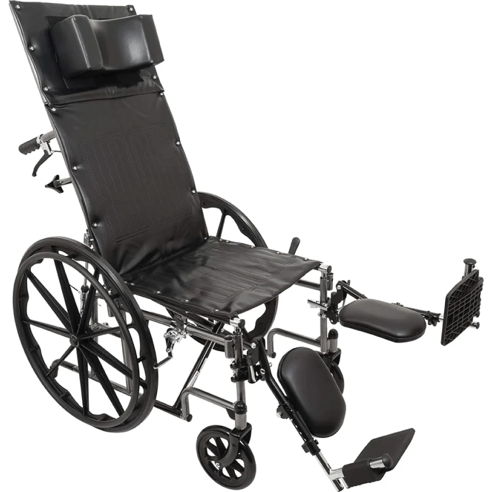 ProBasics Reclining Wheelchair with Removable Arms and Elevating Legrests