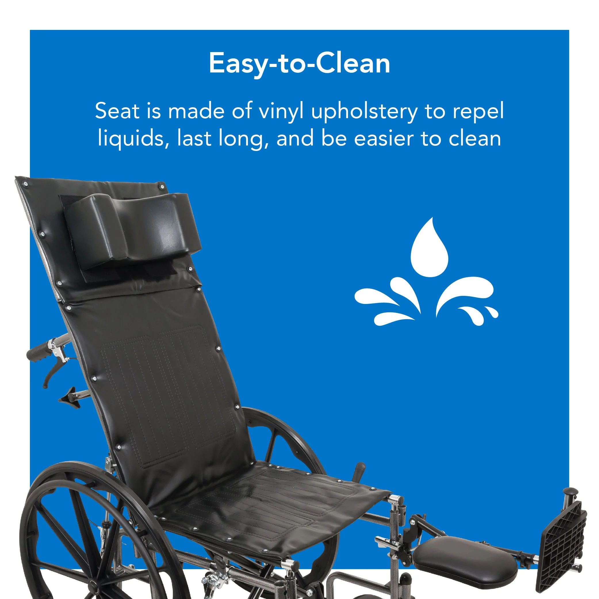 ProBasics Reclining Wheelchair with Removable Arms and Elevating Legrests - Image 7