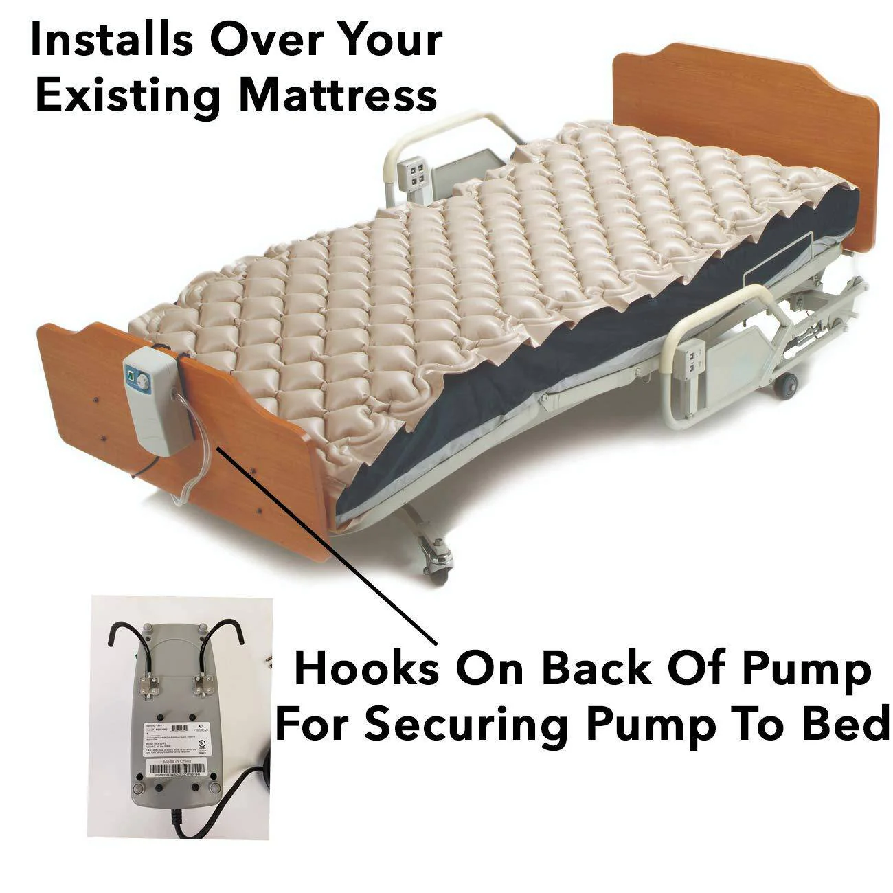 Meridian Alternating Pressure Mattress with Electric Pump - Image 5