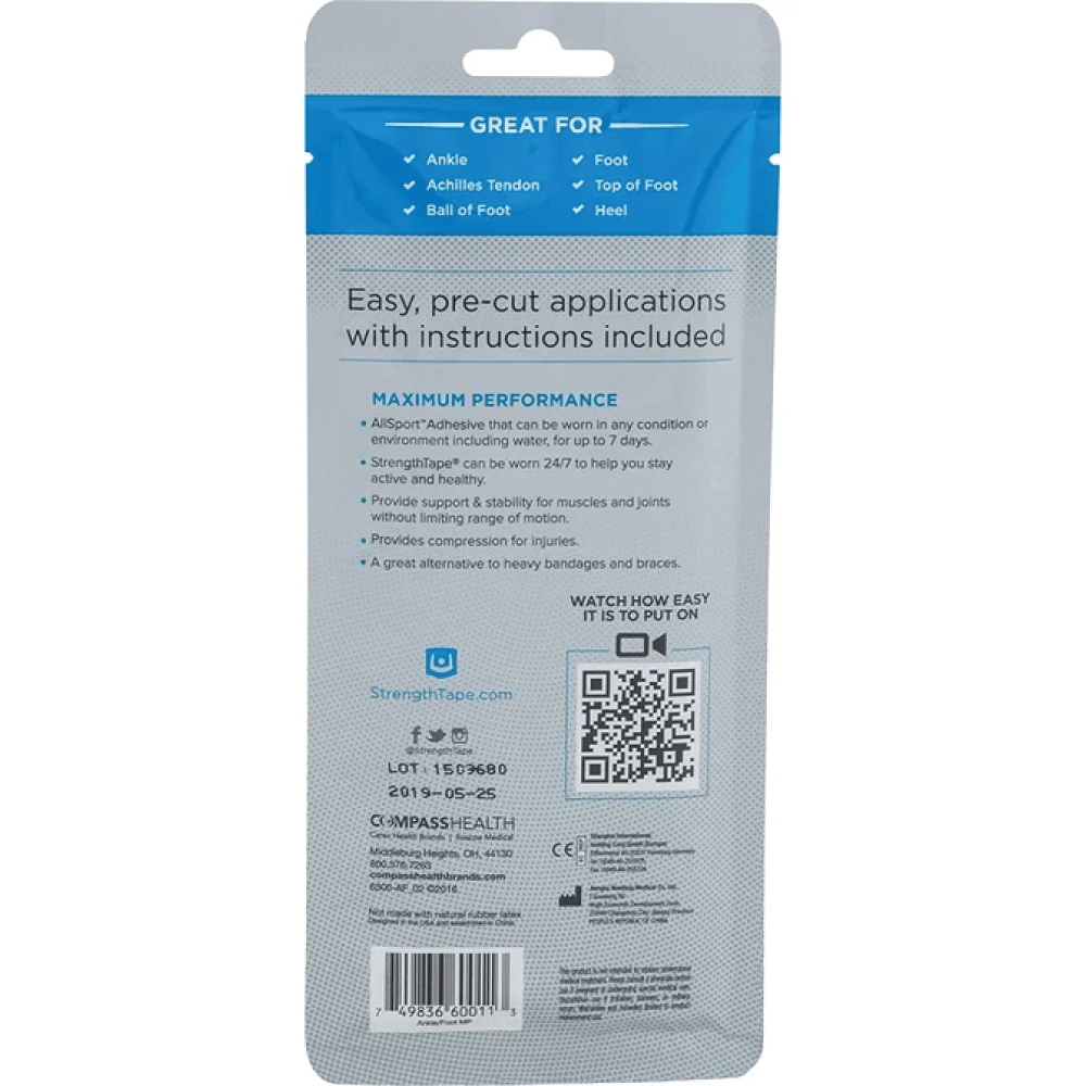 STRENGTHTAPE® Kinesiology Tape Kit, Ankle & Foot - Image 8