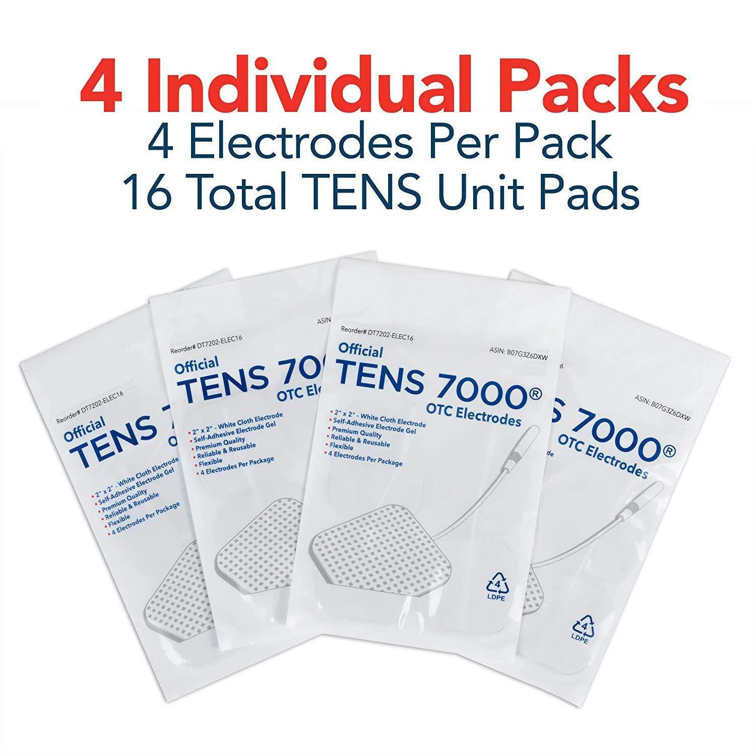 TENS 7000 Official Electrodes, Multi-Pack - Image 4